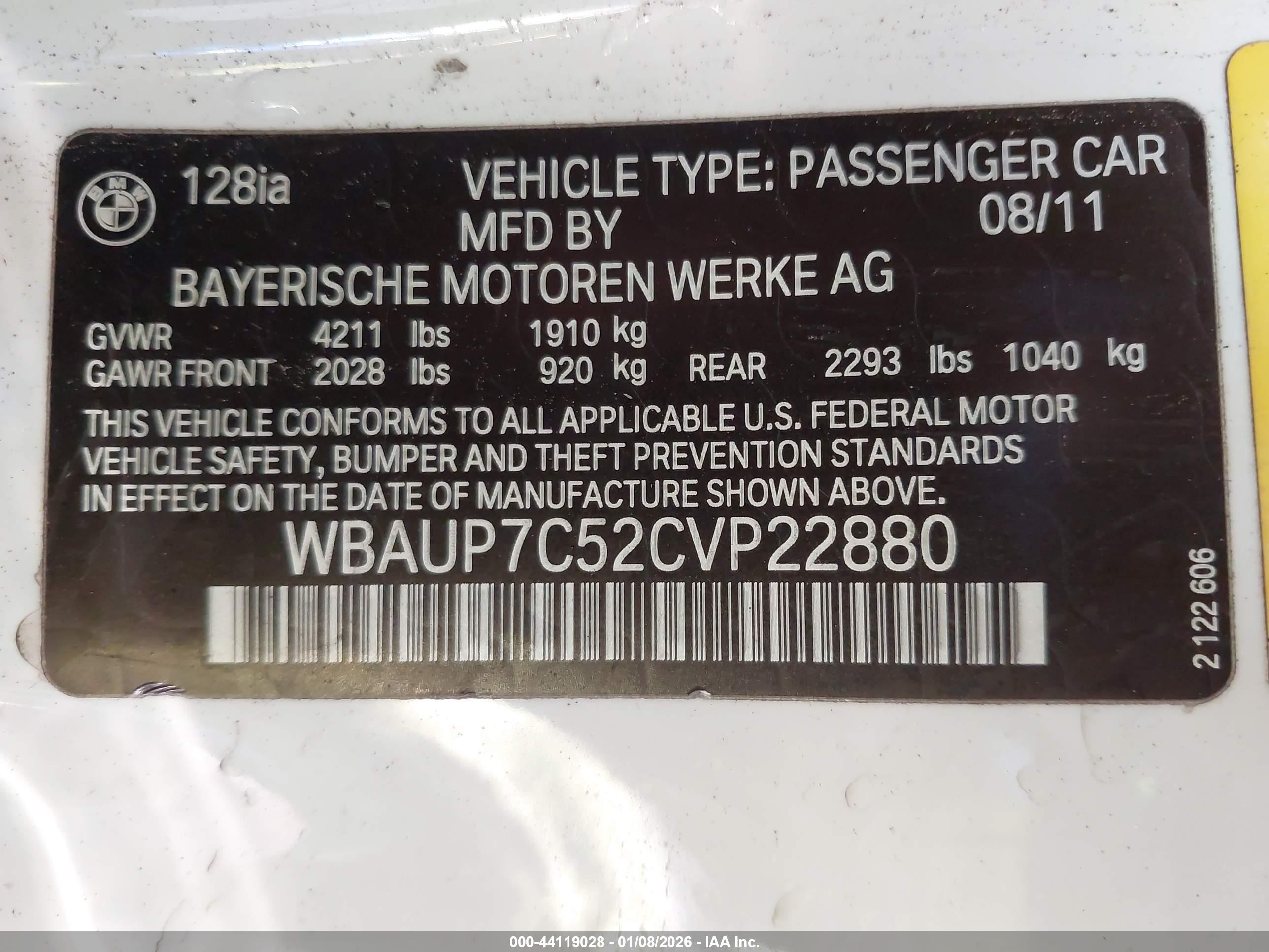 BMW 128I image 9