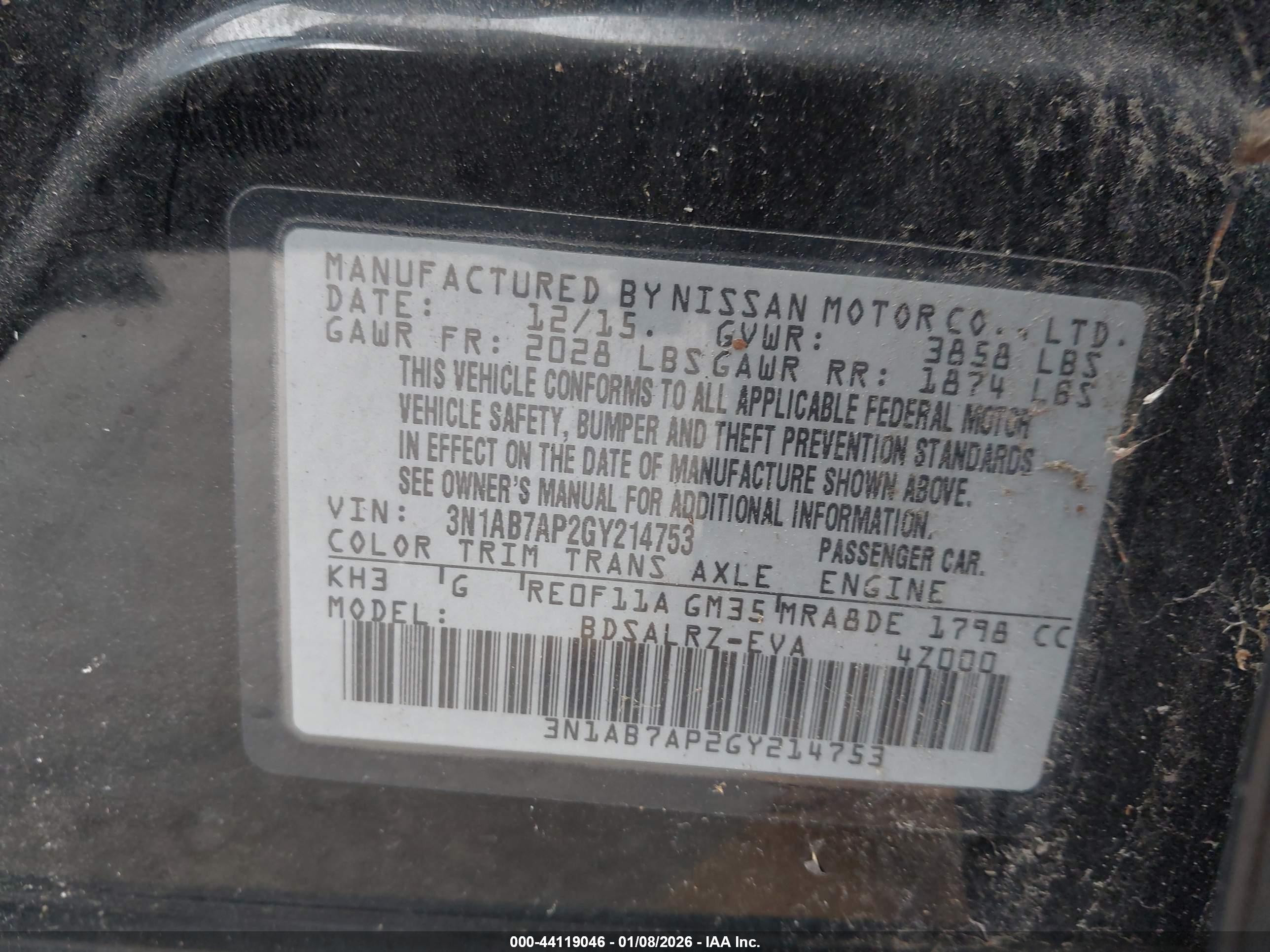 NISSAN SENTRA image 9