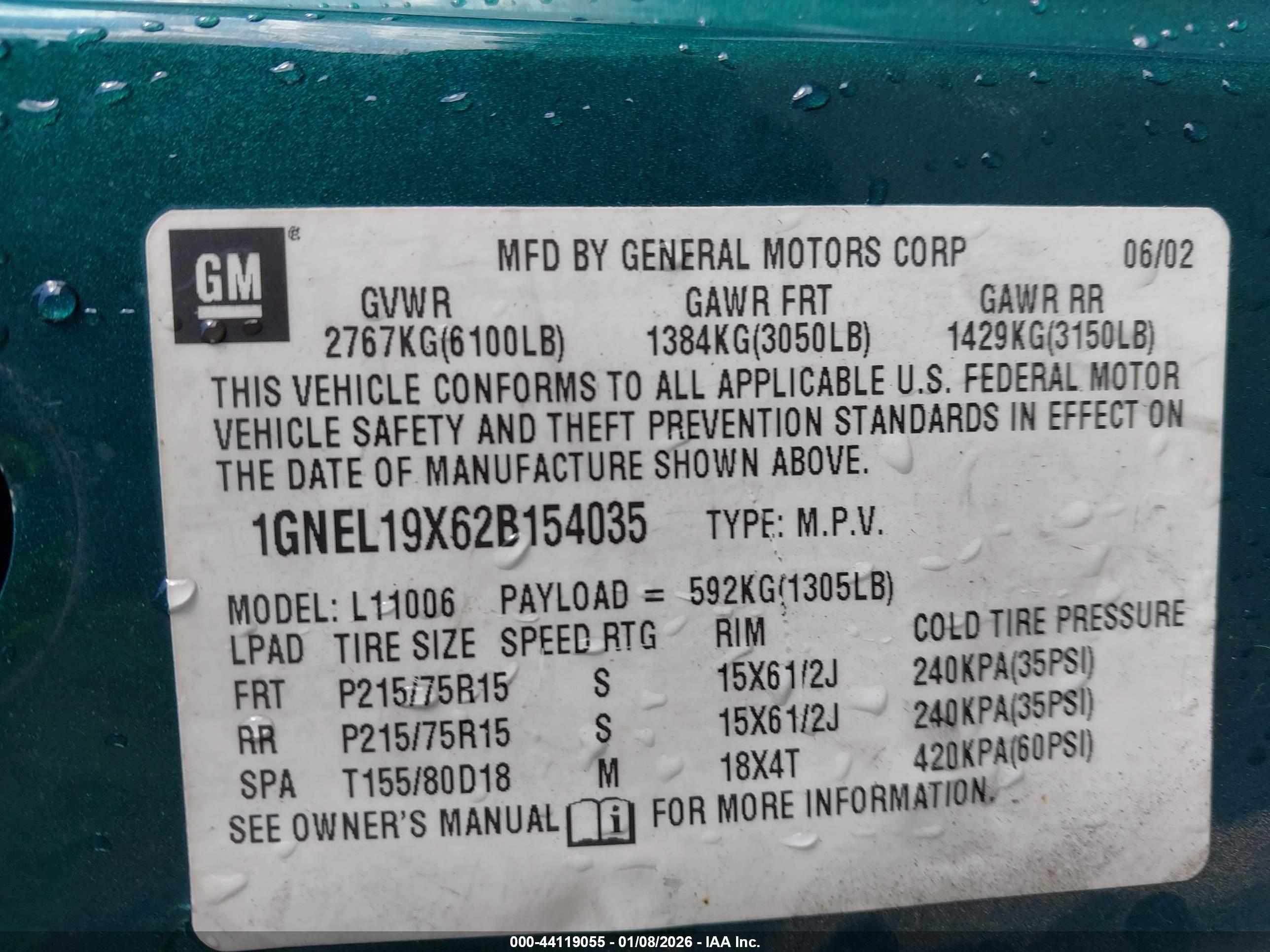CHEVROLET ASTRO image 9
