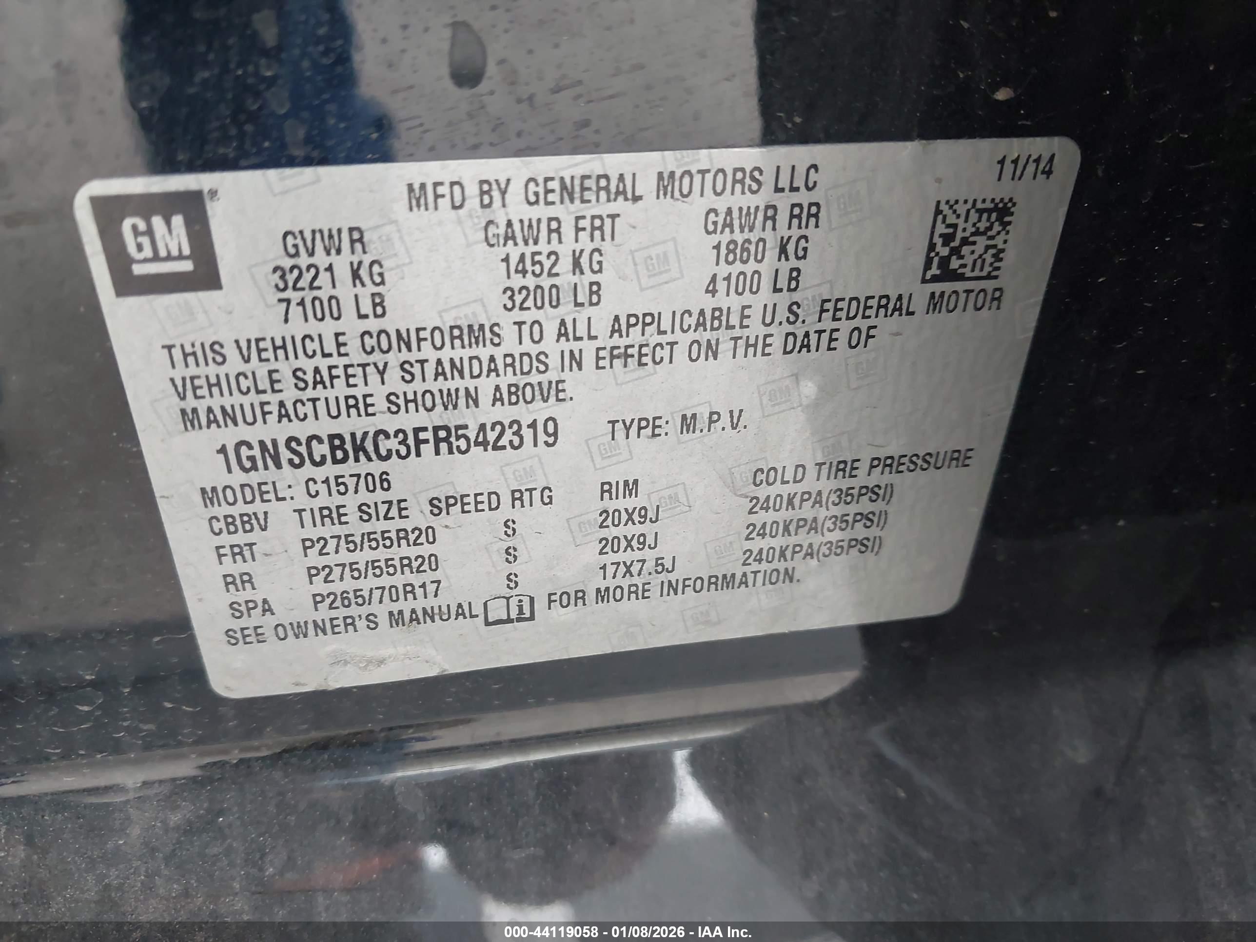 CHEVROLET TAHOE image 9