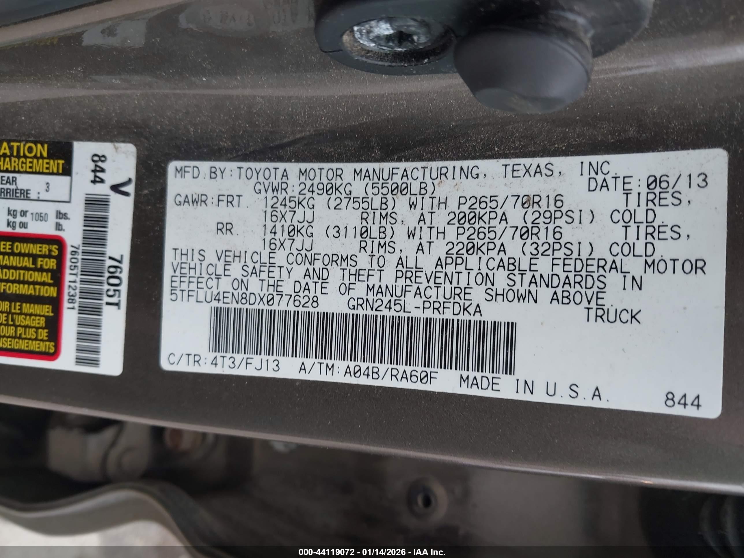 TOYOTA TACOMA image 9