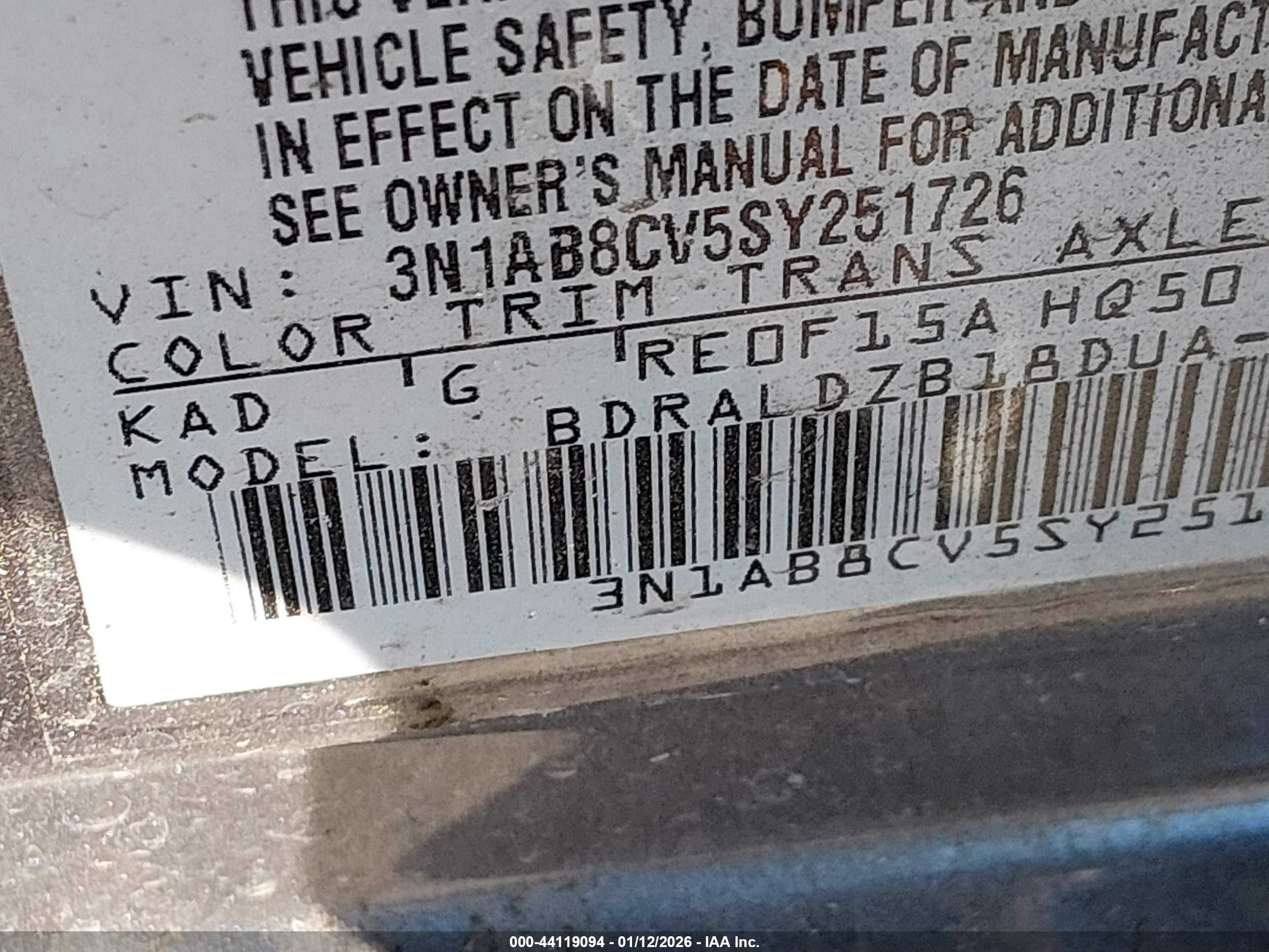 NISSAN SENTRA image 9