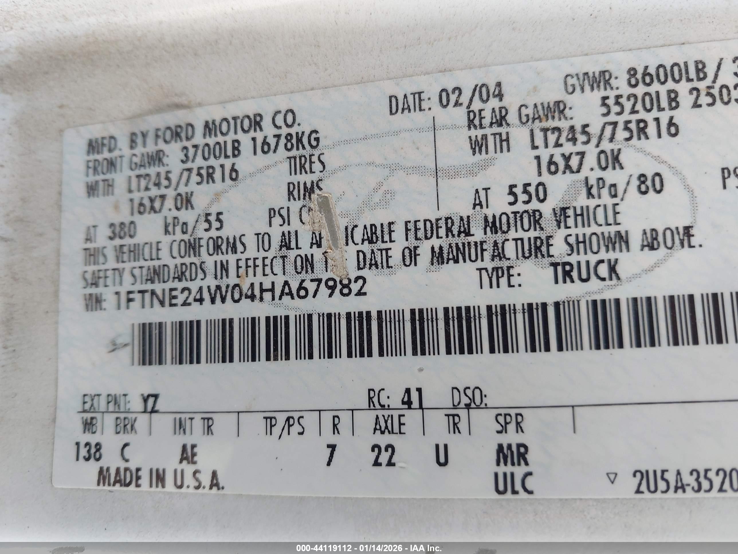 FORD E-250 image 9