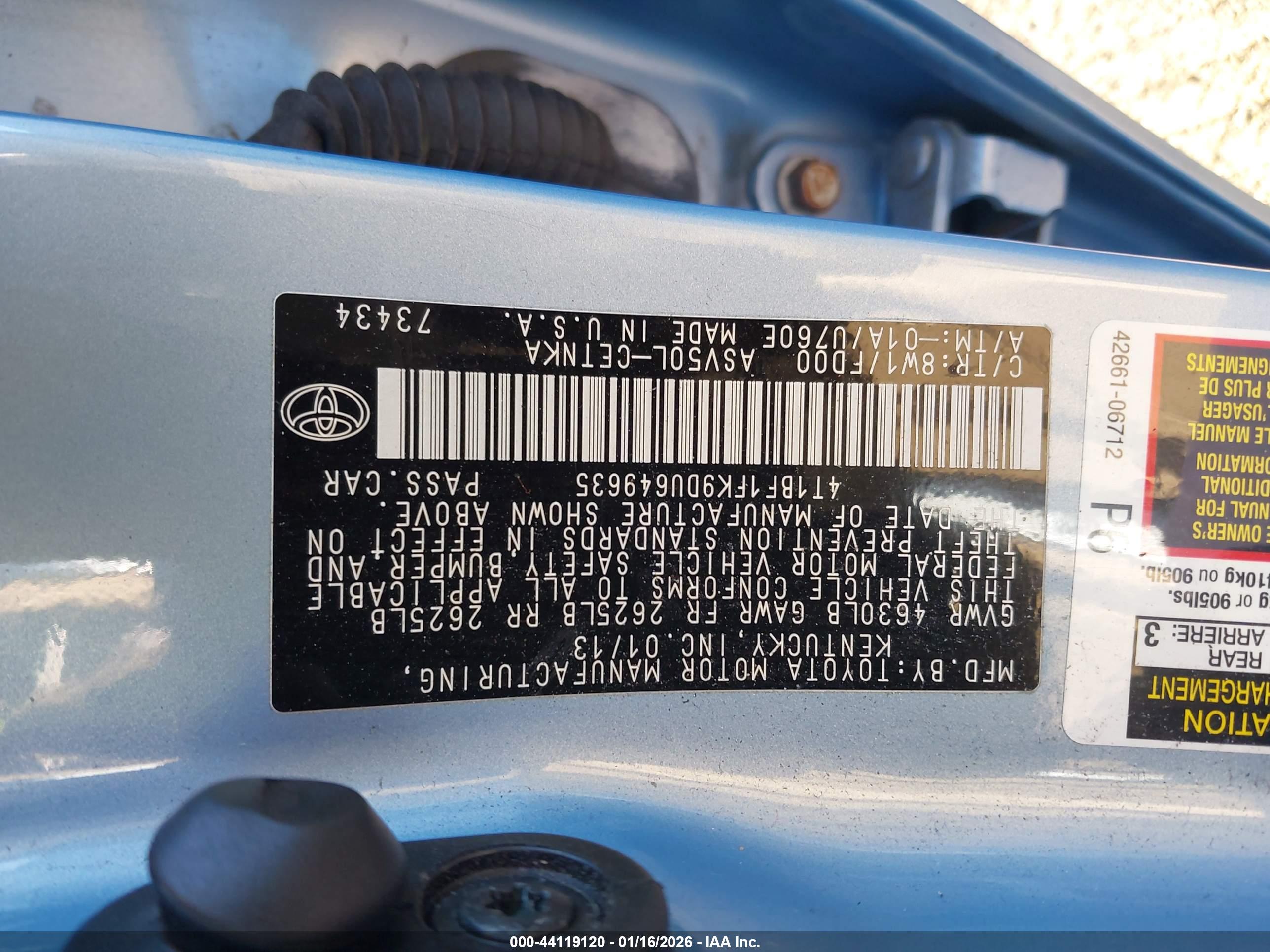 TOYOTA CAMRY image 9