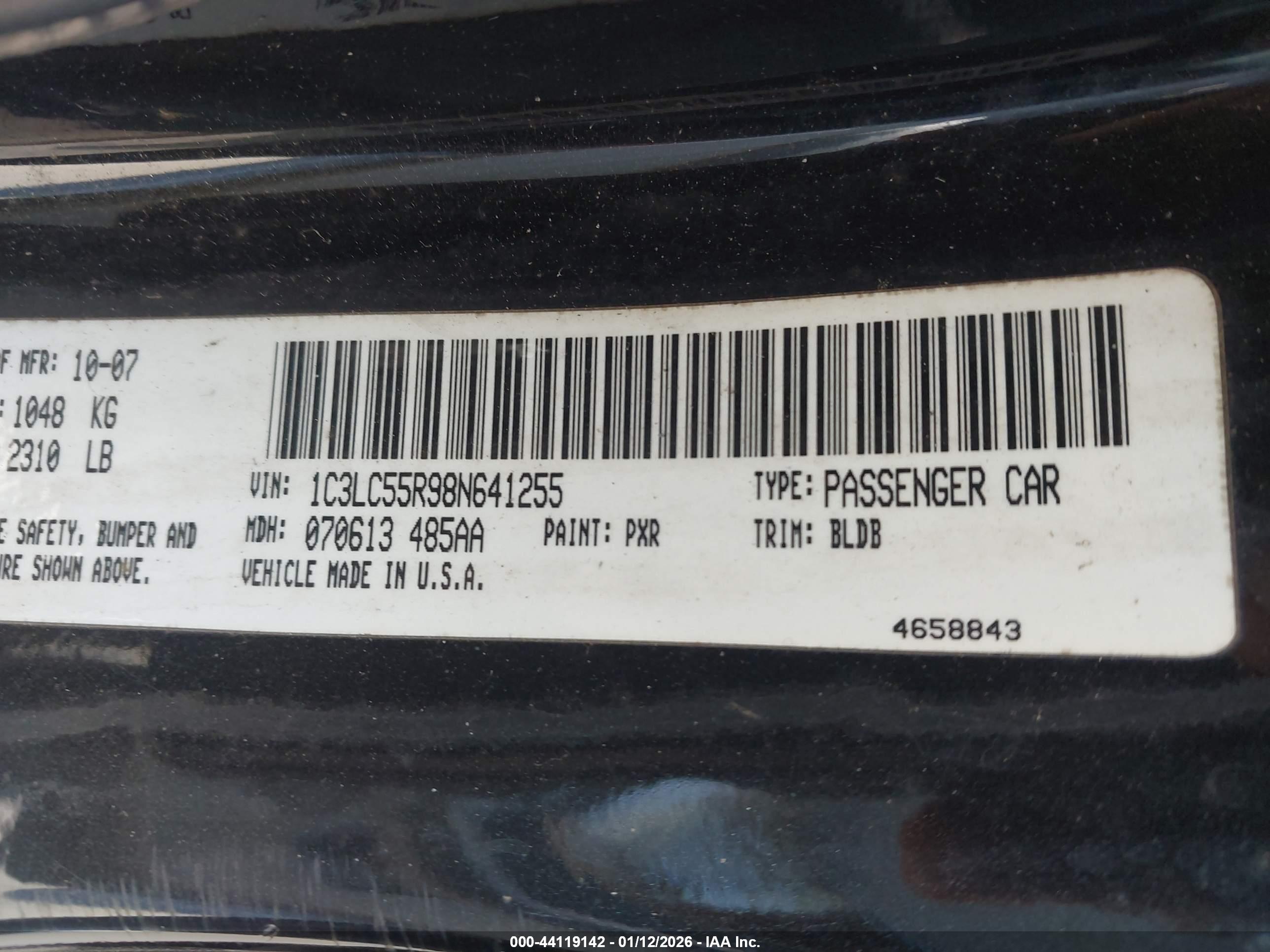 CHRYSLER SEBRING image 9