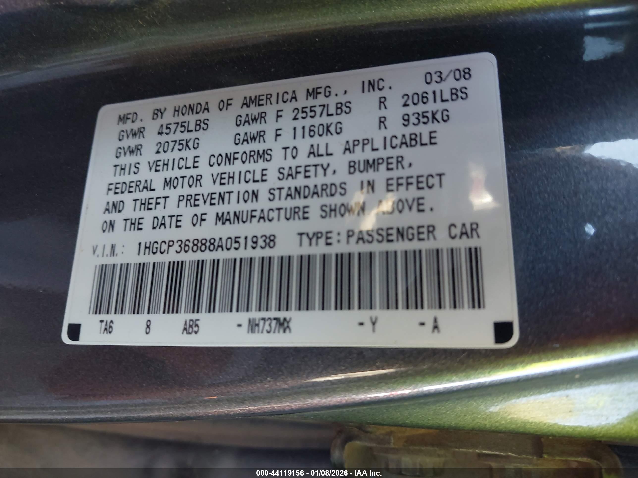 HONDA ACCORD image 9