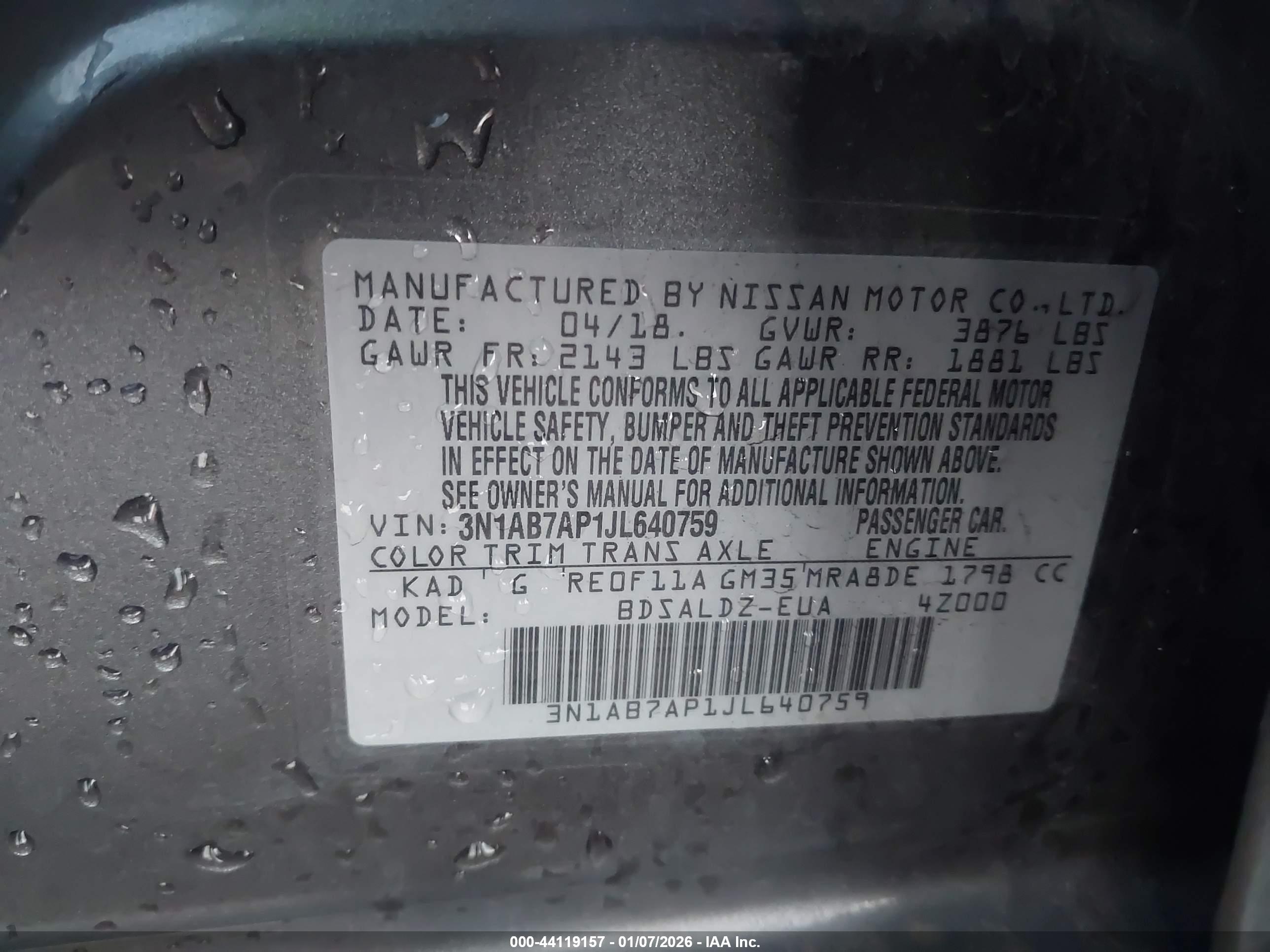 NISSAN SENTRA image 9