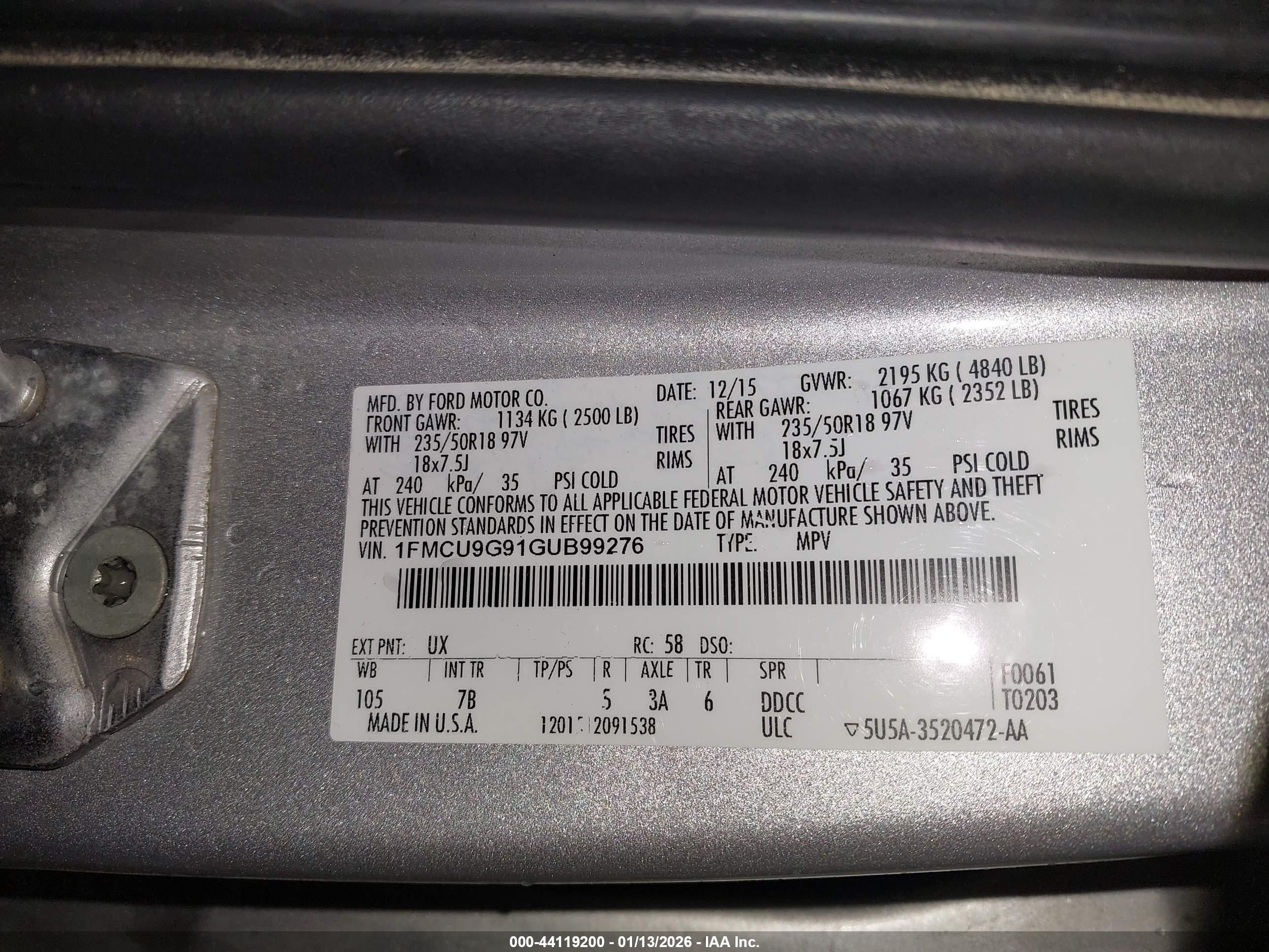FORD ESCAPE image 9