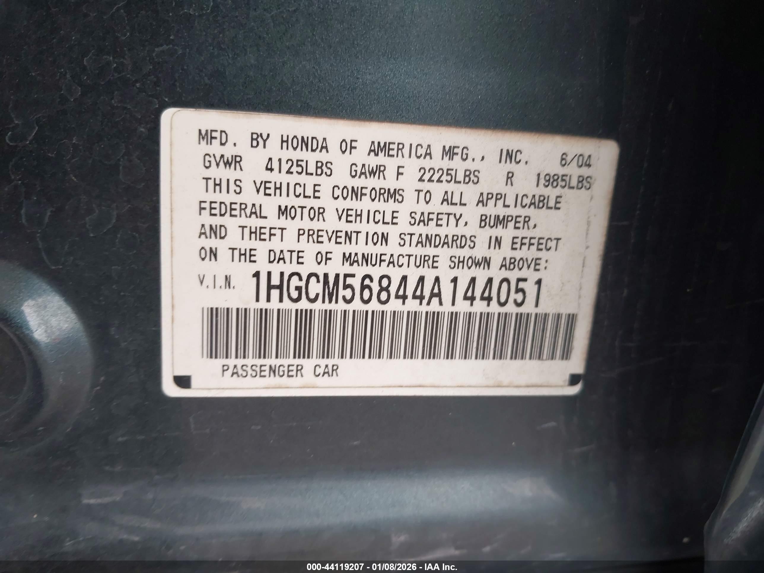 HONDA ACCORD image 9