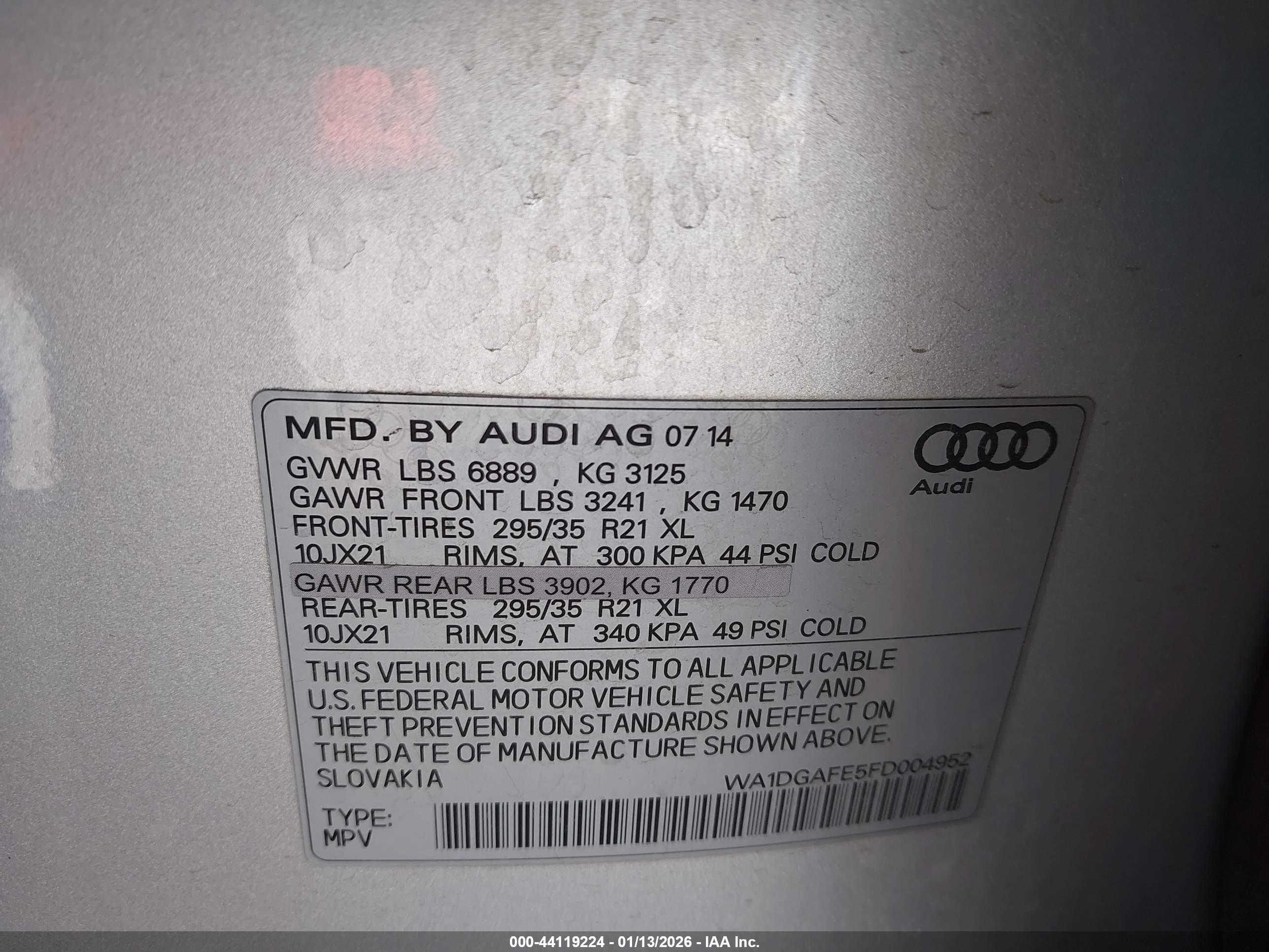 AUDI Q7 image 9