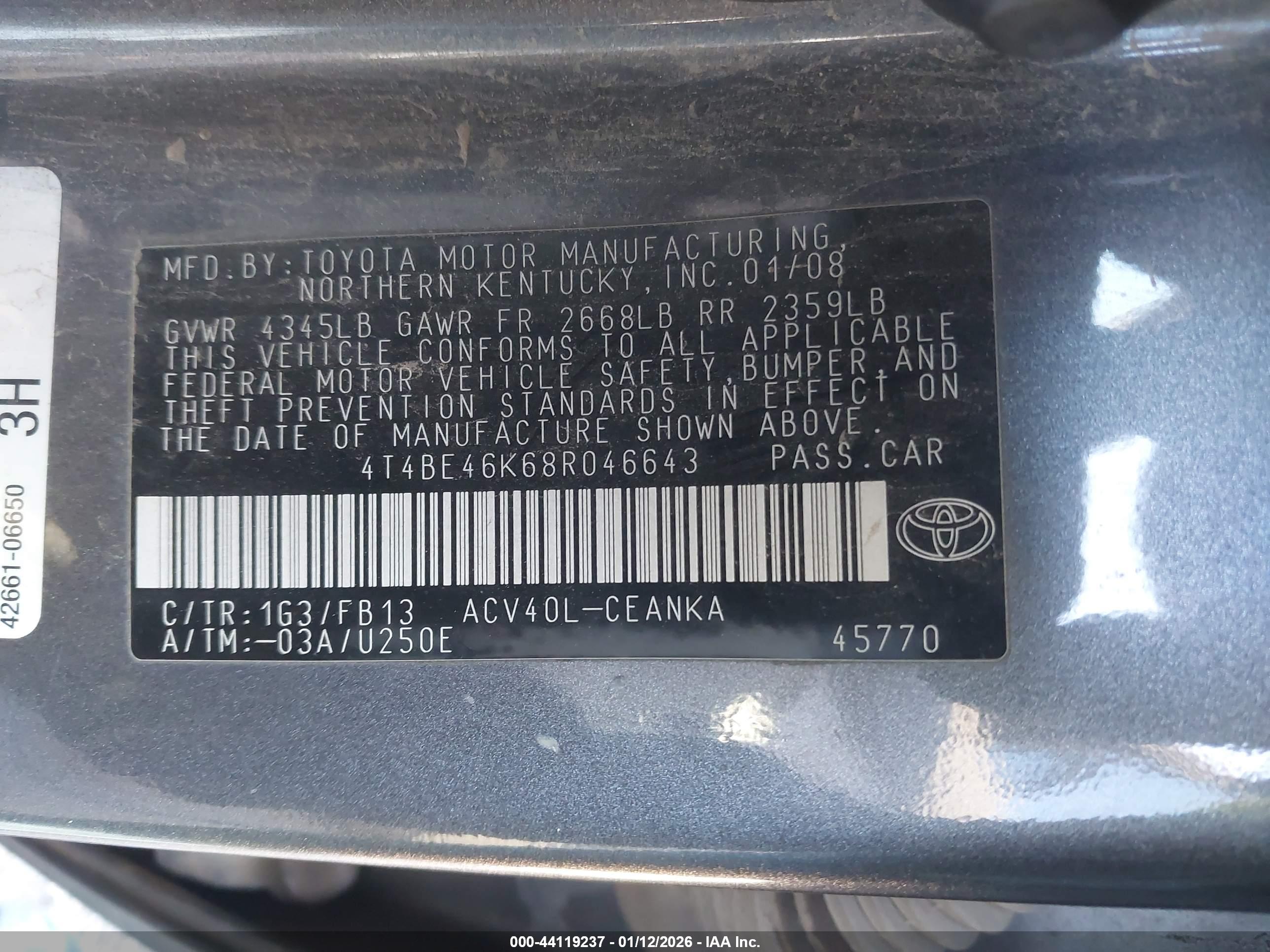 TOYOTA CAMRY image 9