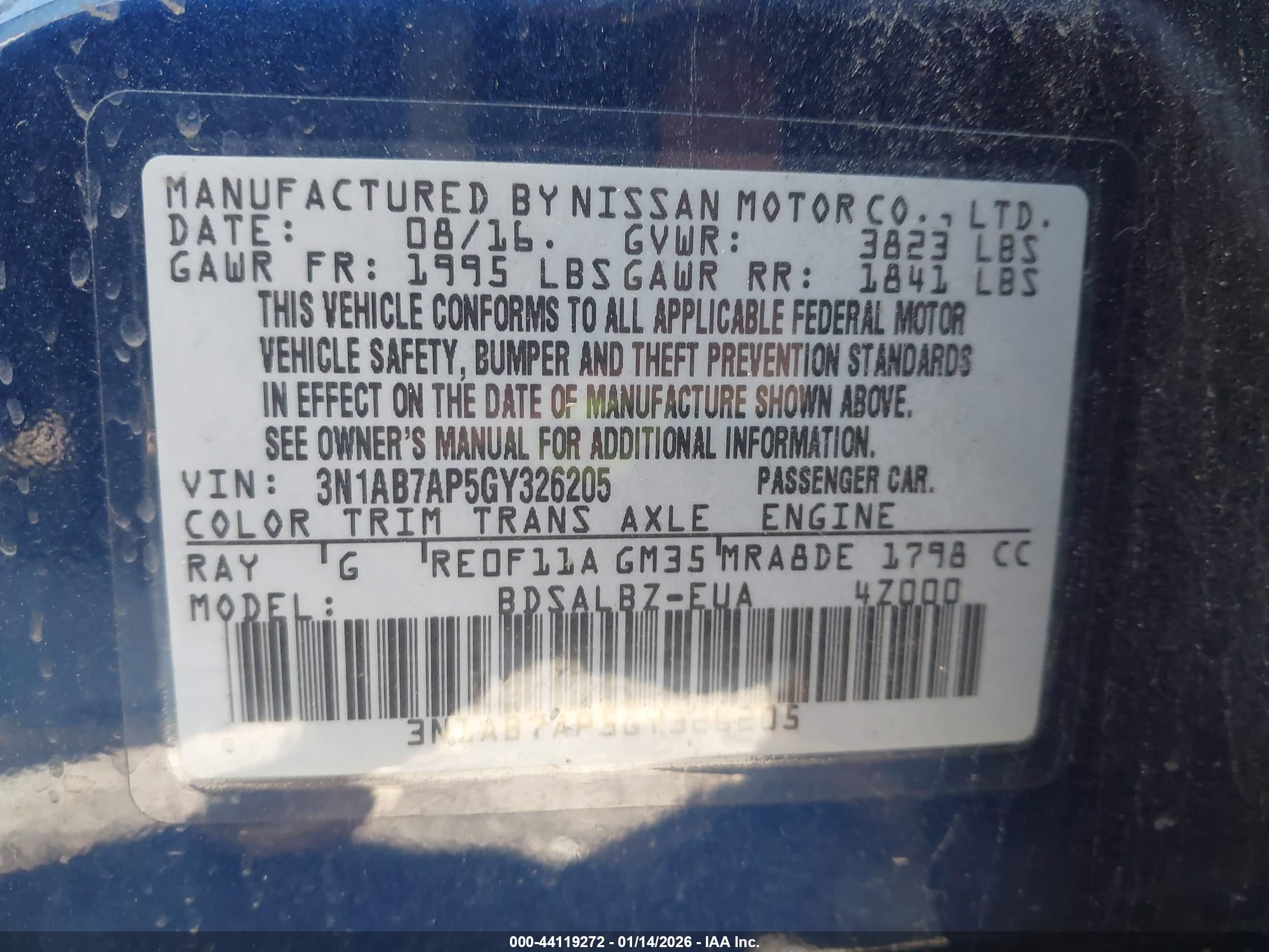 NISSAN SENTRA image 9
