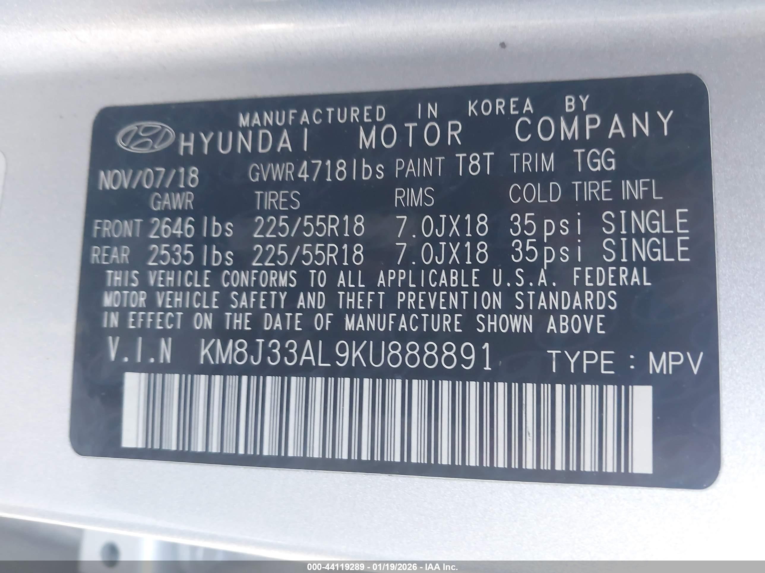 HYUNDAI TUCSON image 9