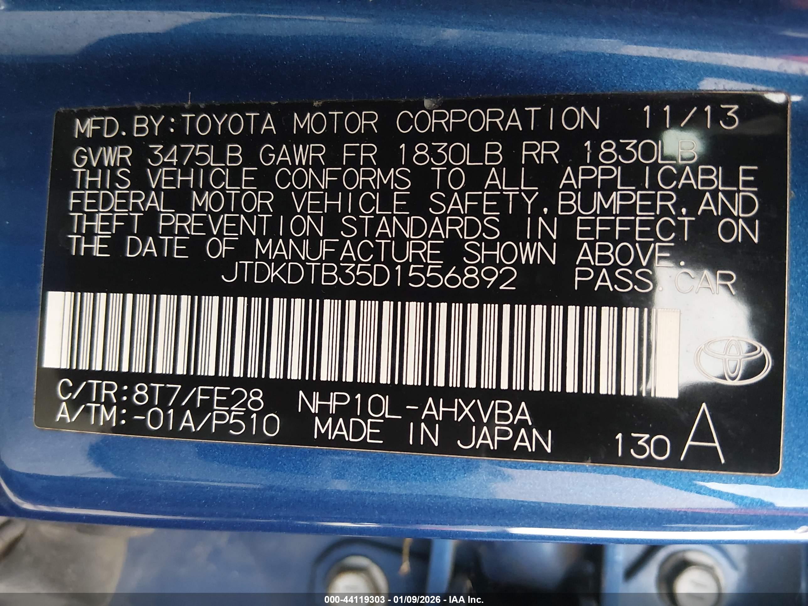 TOYOTA PRIUS image 9