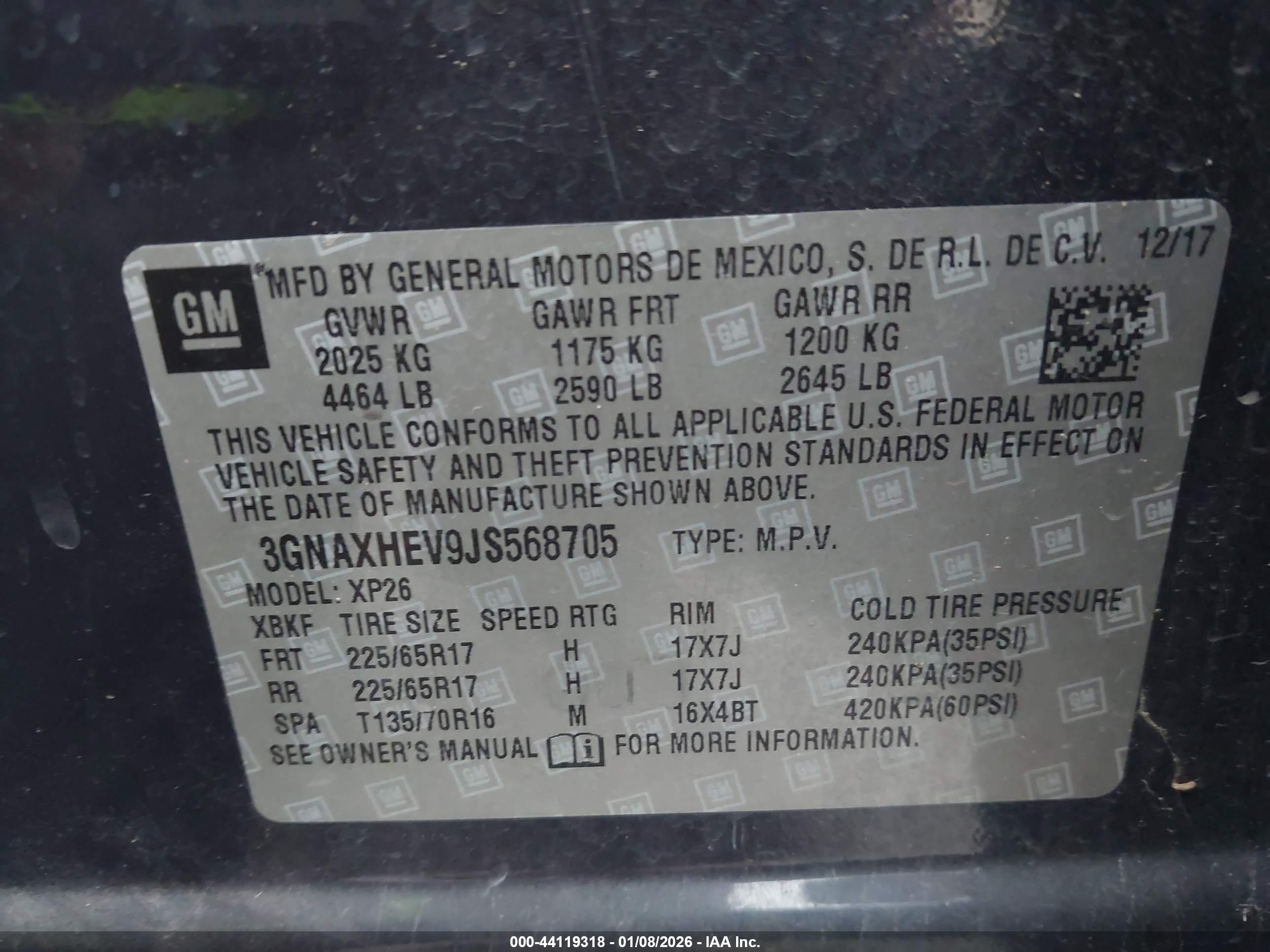 CHEVROLET EQUINOX image 9
