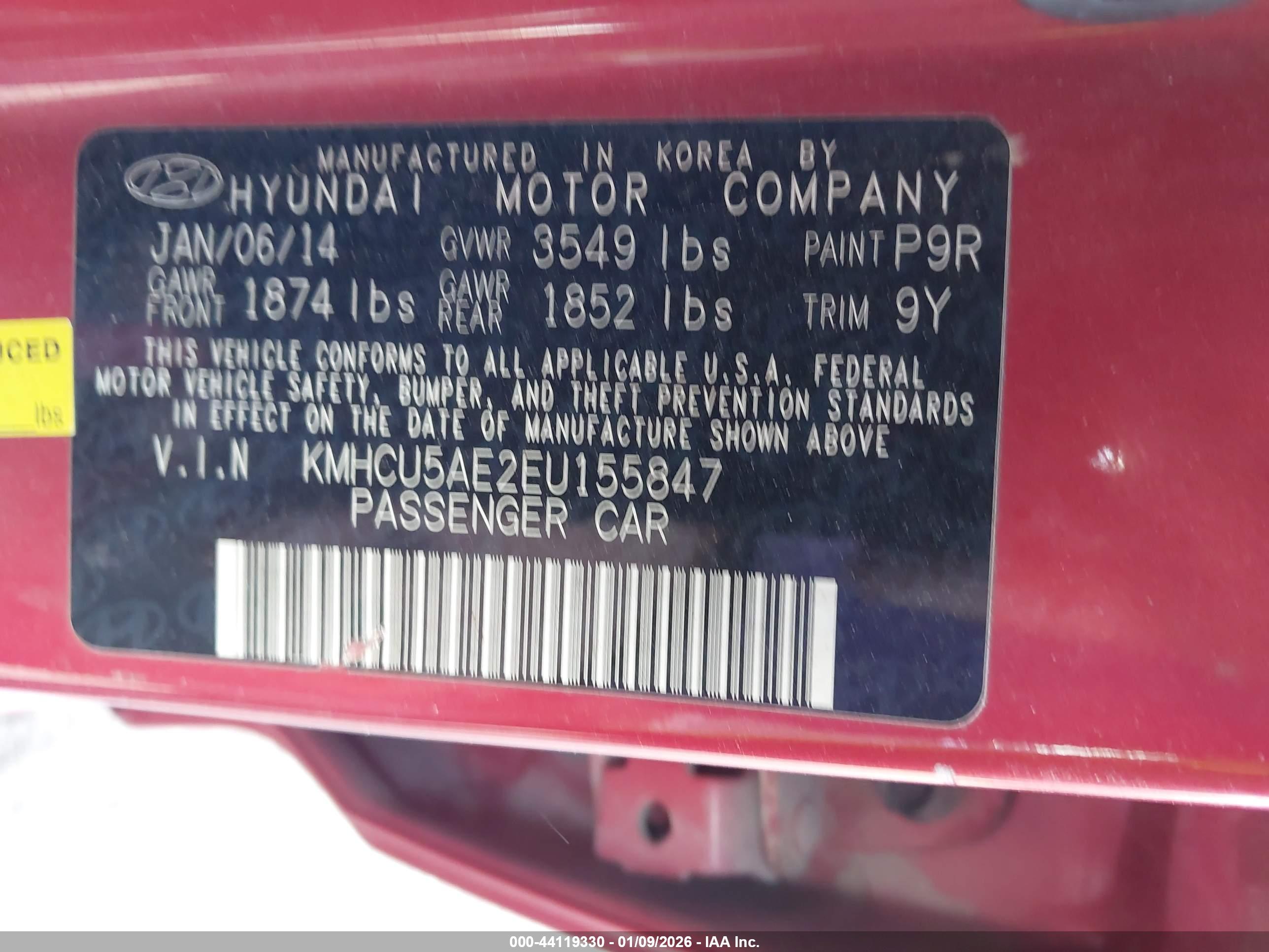 HYUNDAI ACCENT image 9