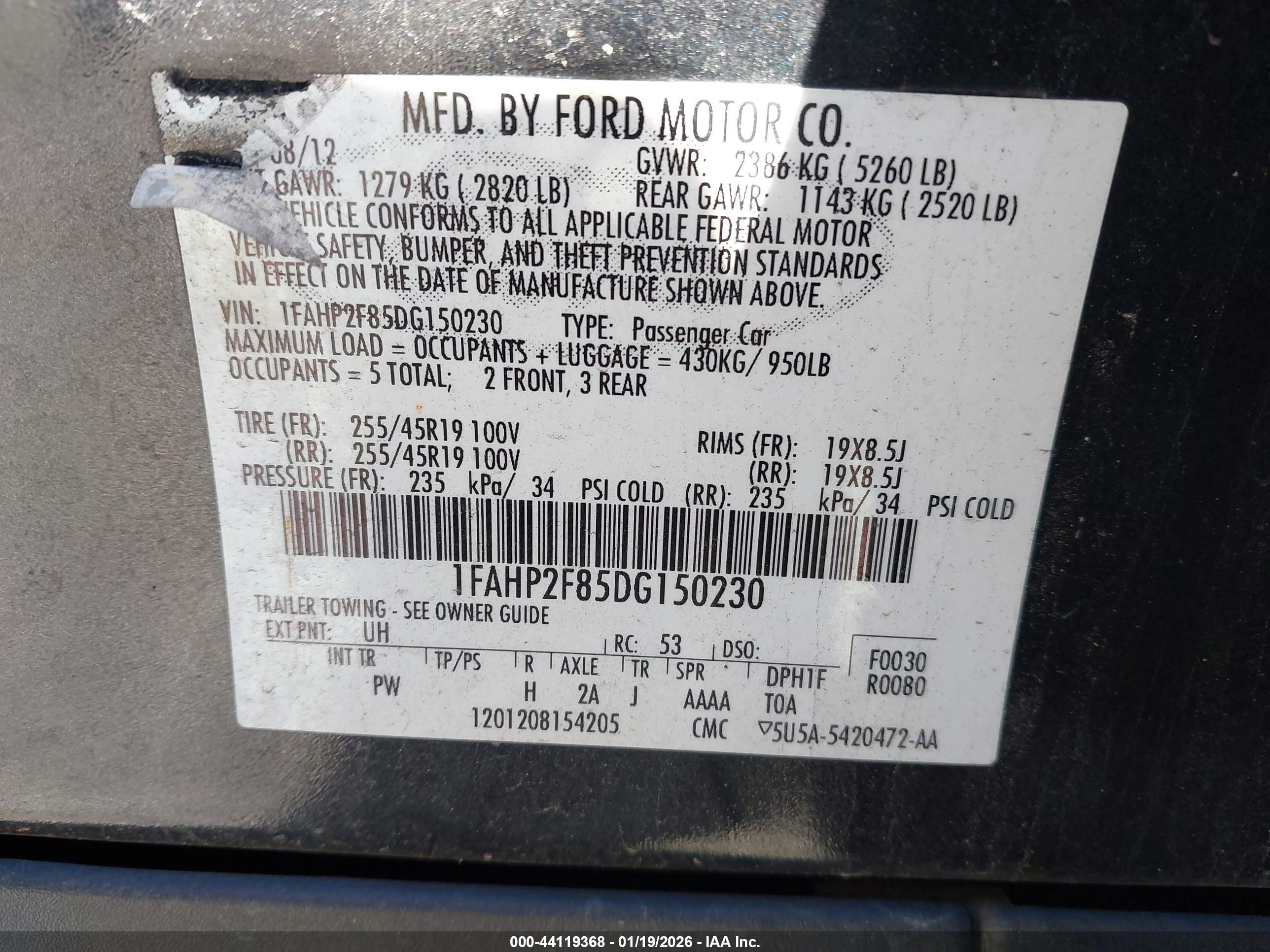 FORD TAURUS image 9