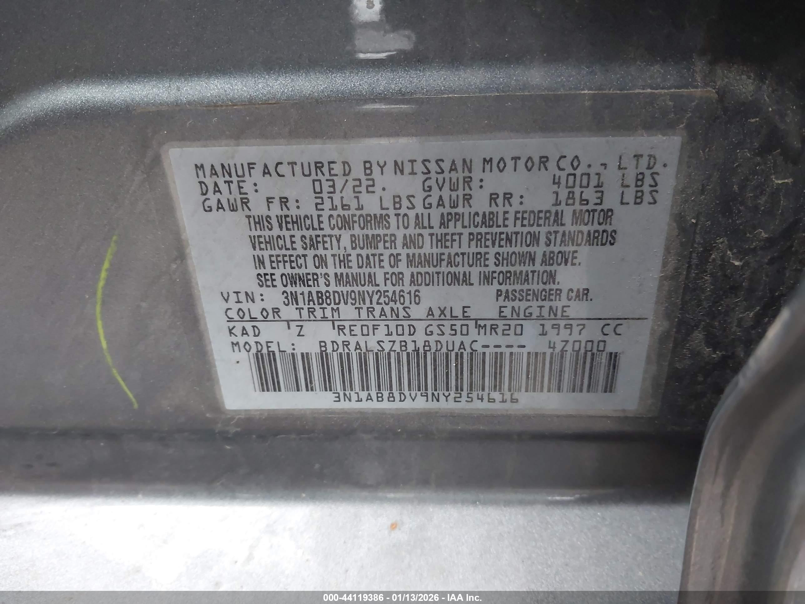 NISSAN SENTRA image 9