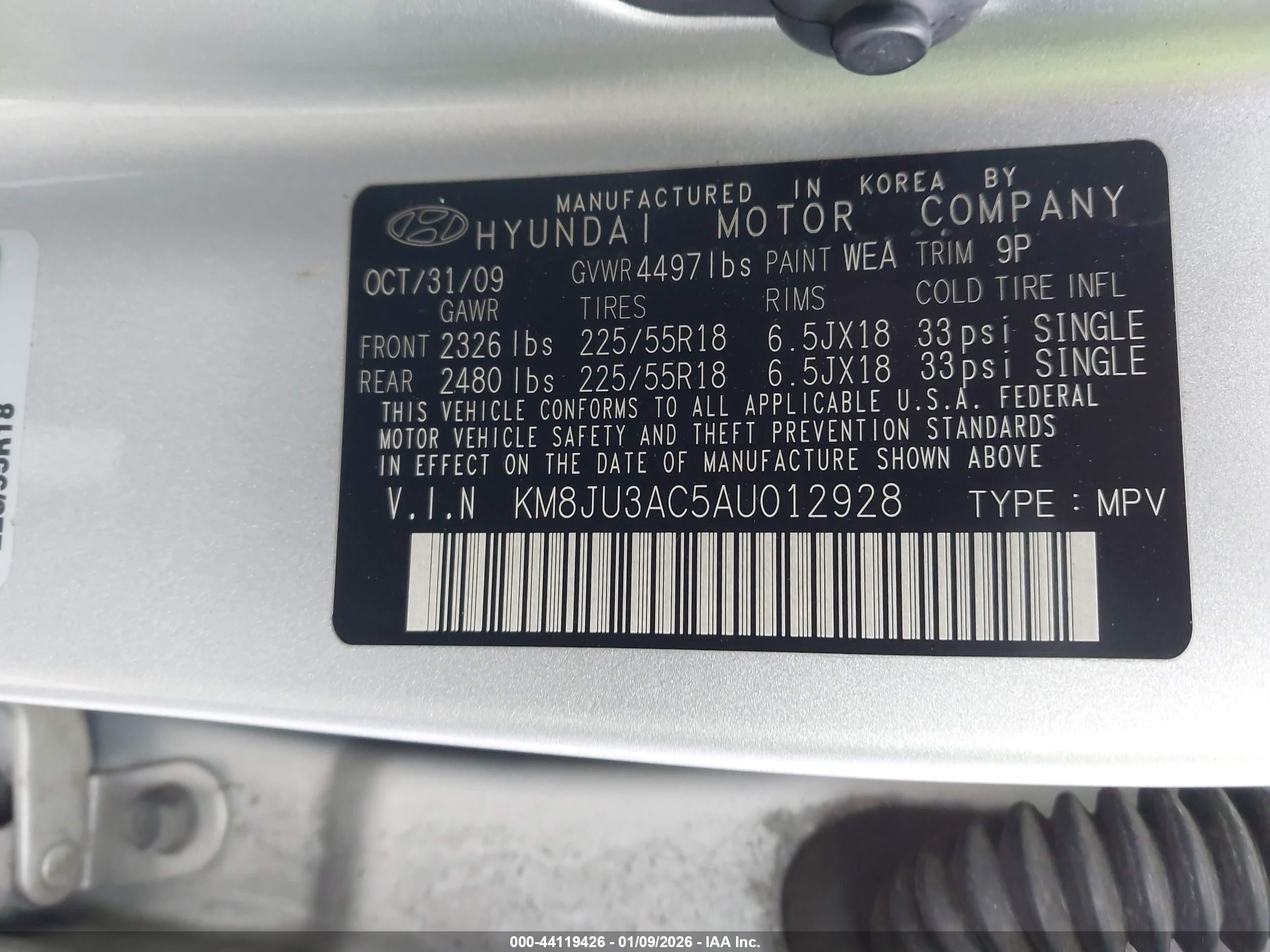 HYUNDAI TUCSON image 9