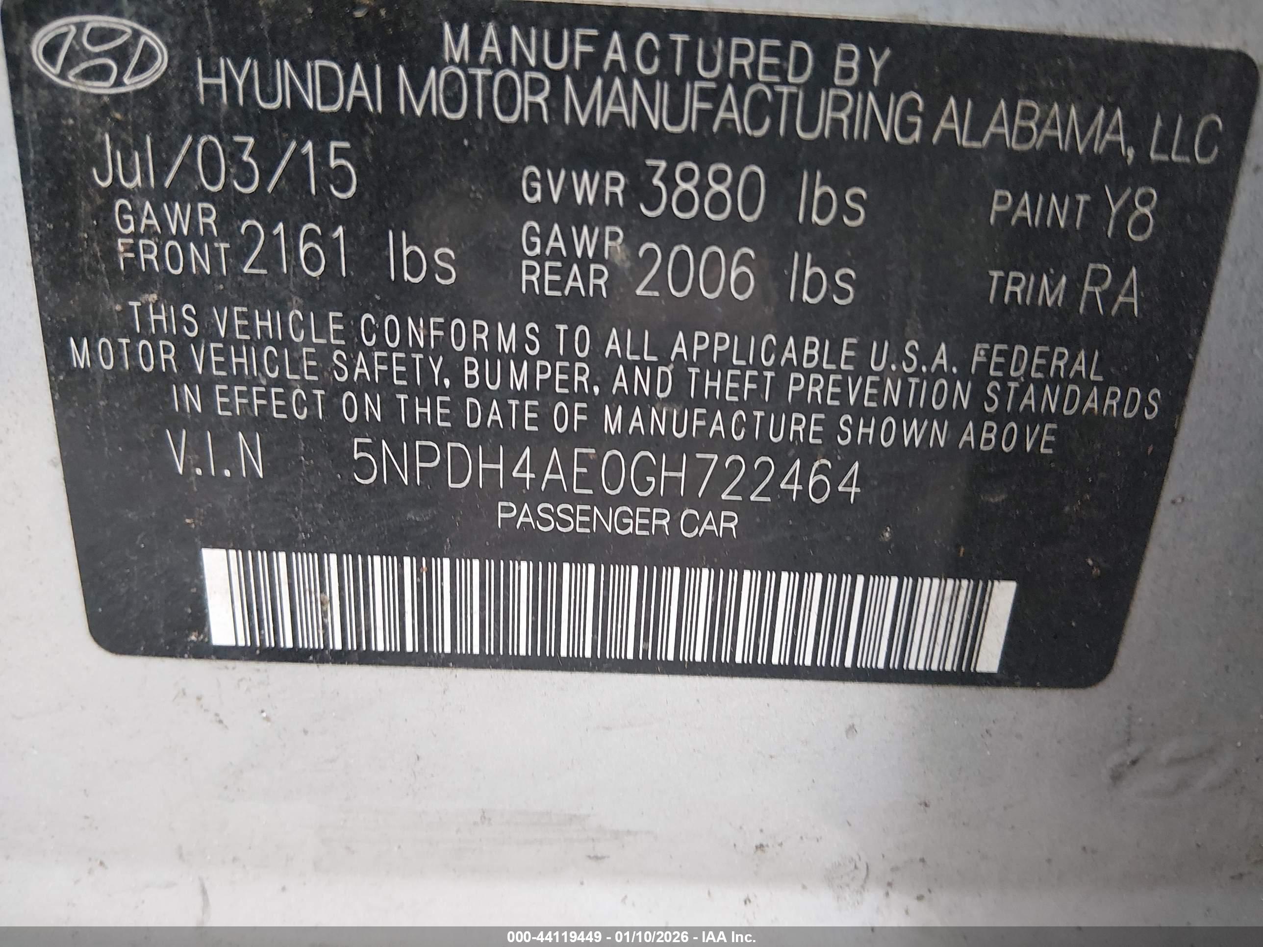 HYUNDAI ELANTRA image 9