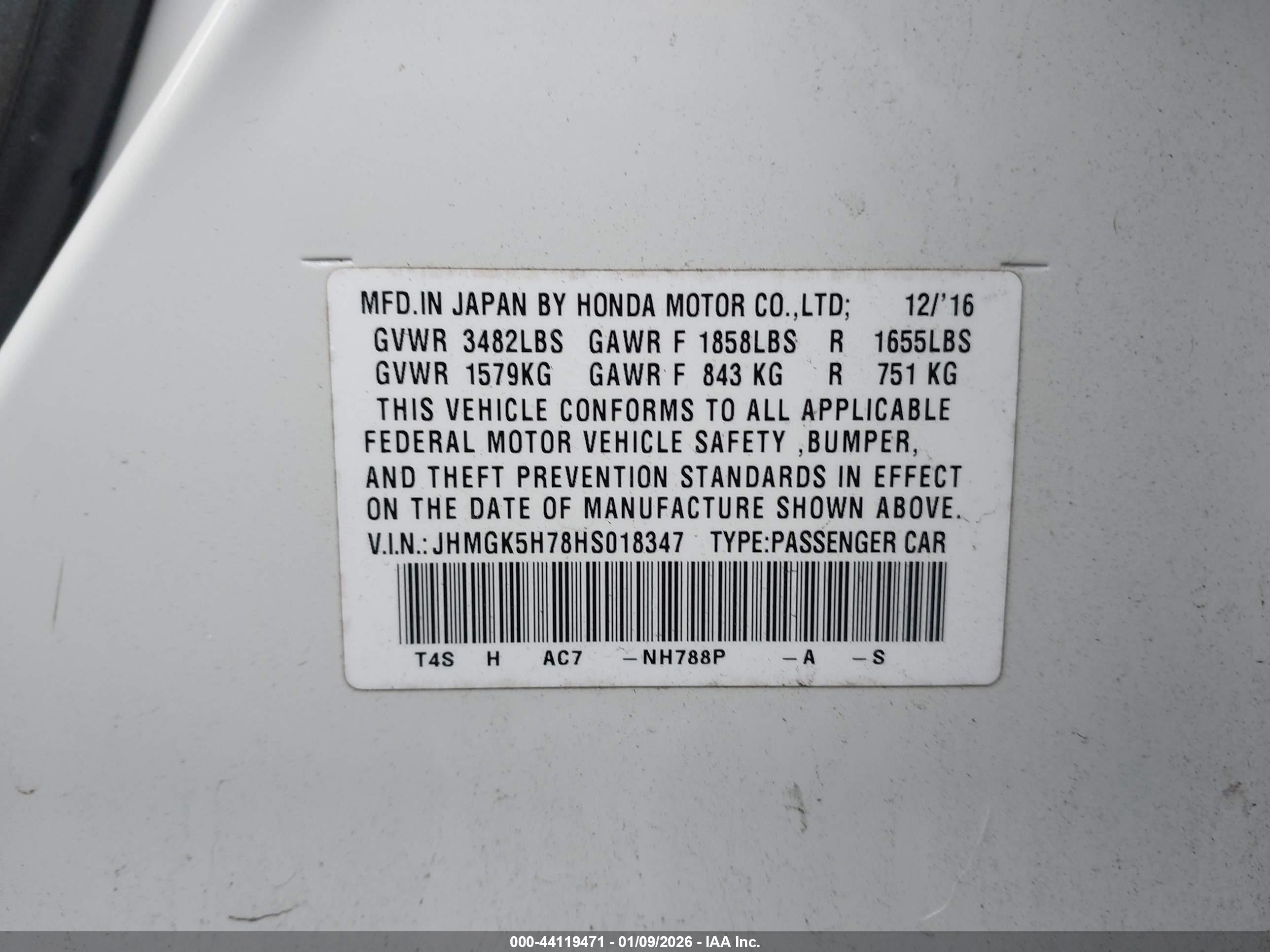 HONDA FIT image 9