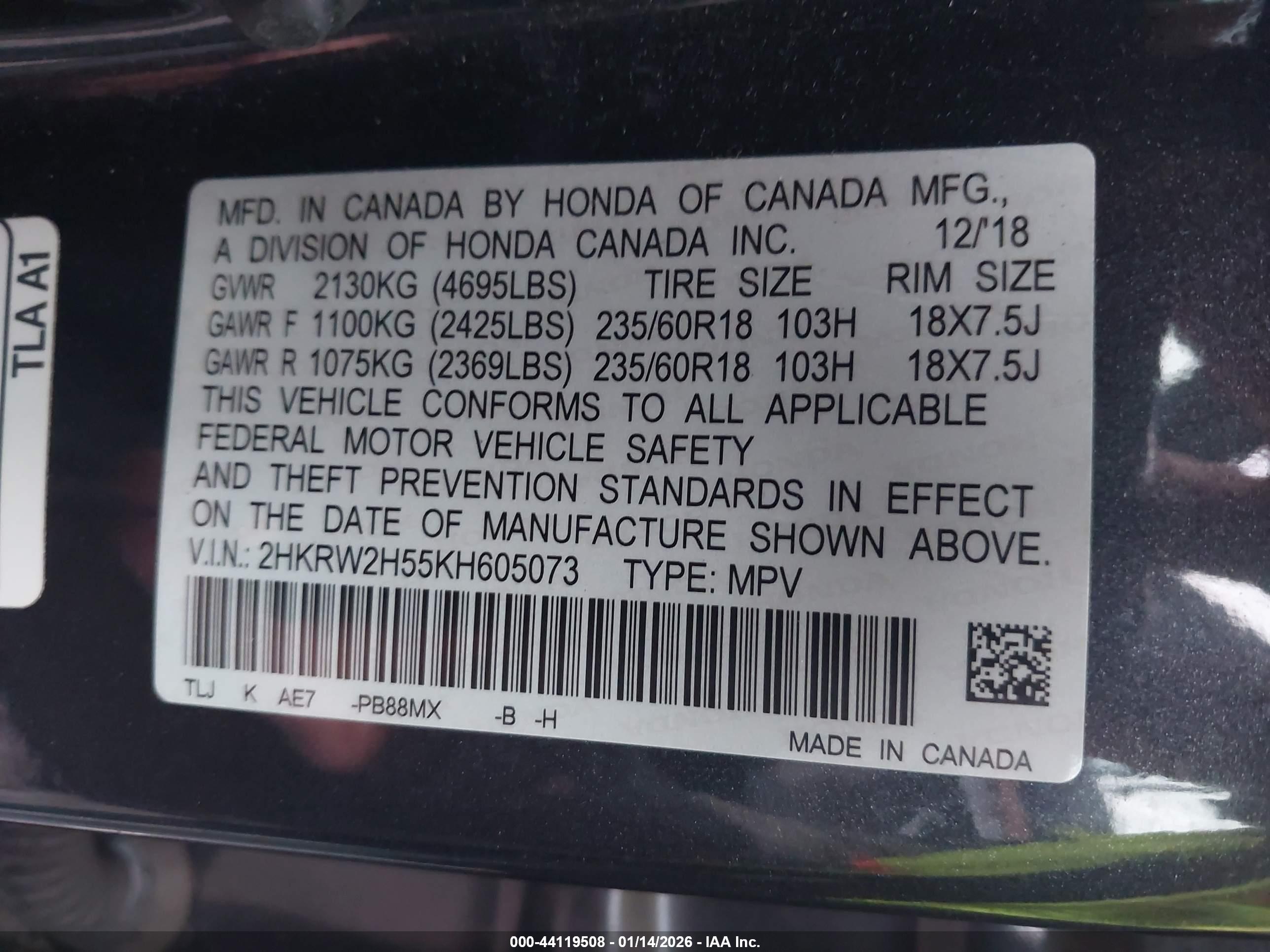 HONDA CR-V image 9