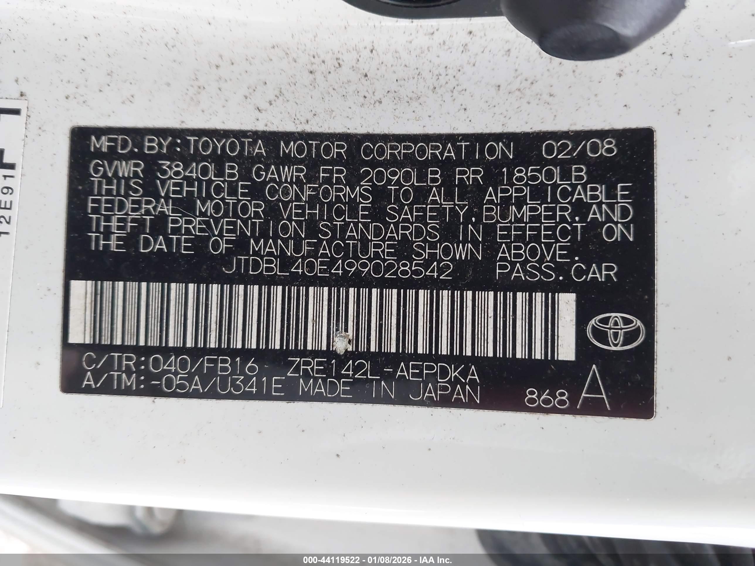 TOYOTA COROLLA image 9