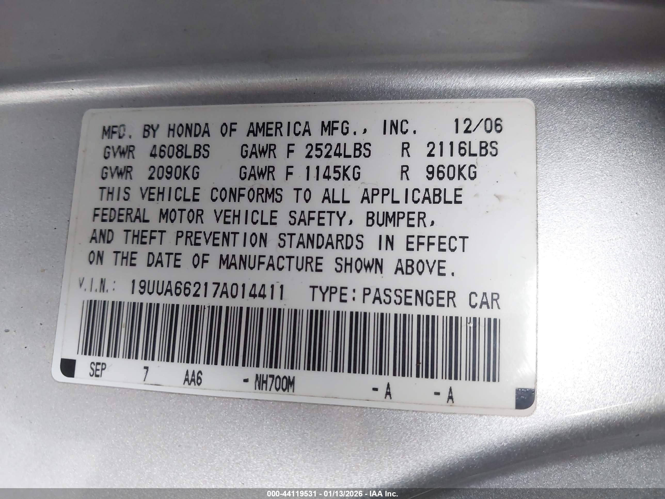 ACURA TL image 9