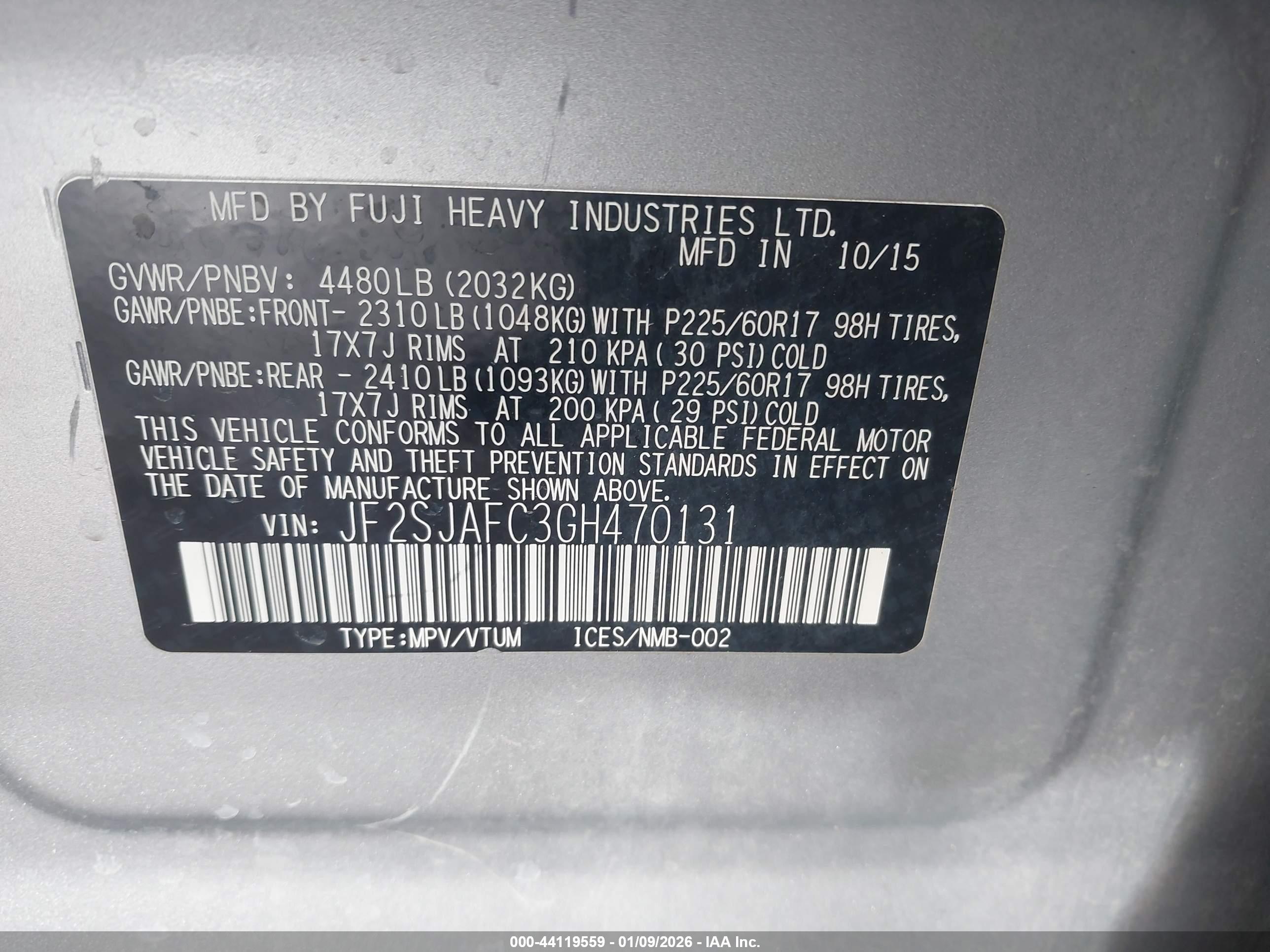 SUBARU FORESTER image 9