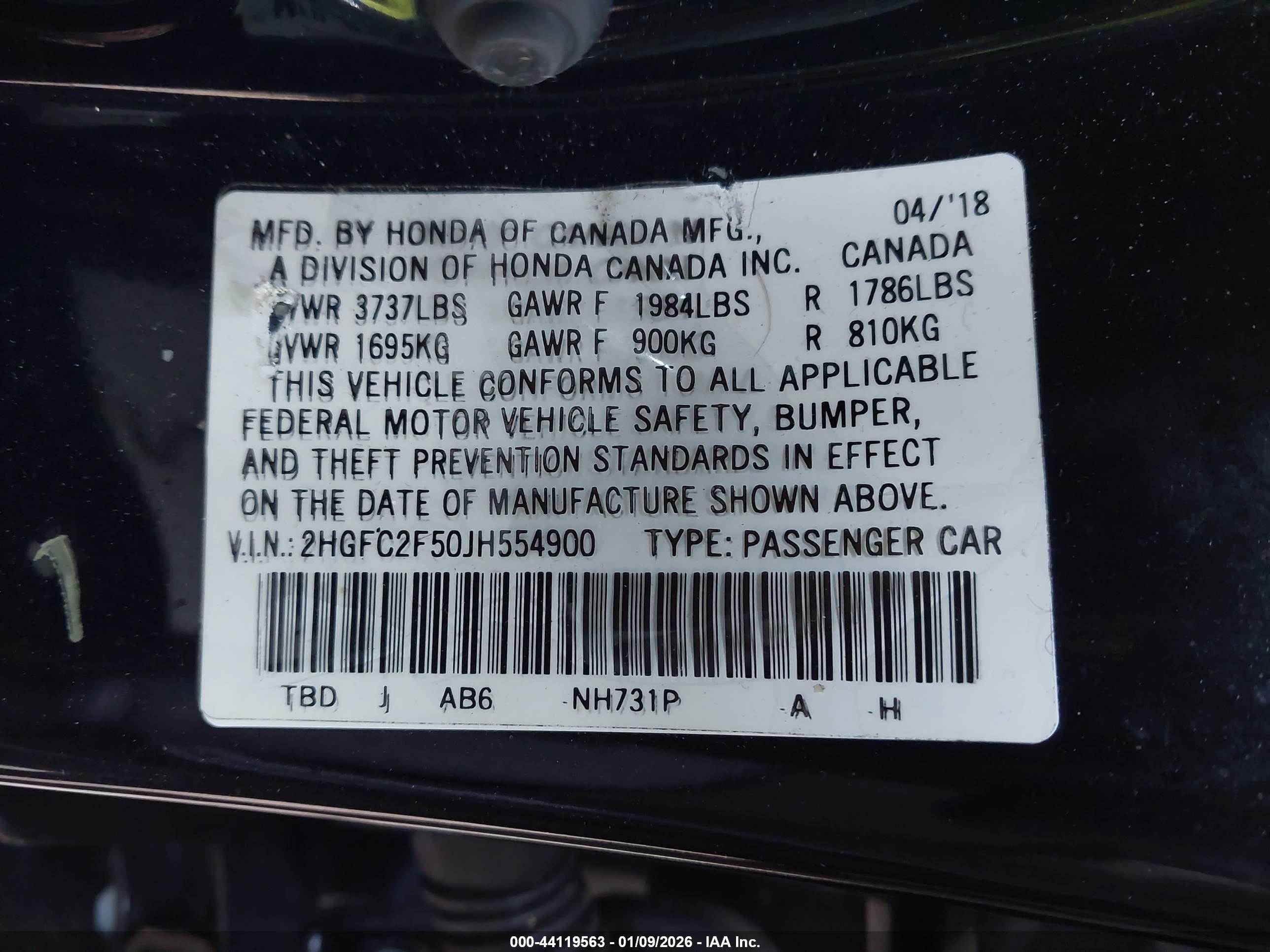 HONDA CIVIC image 9