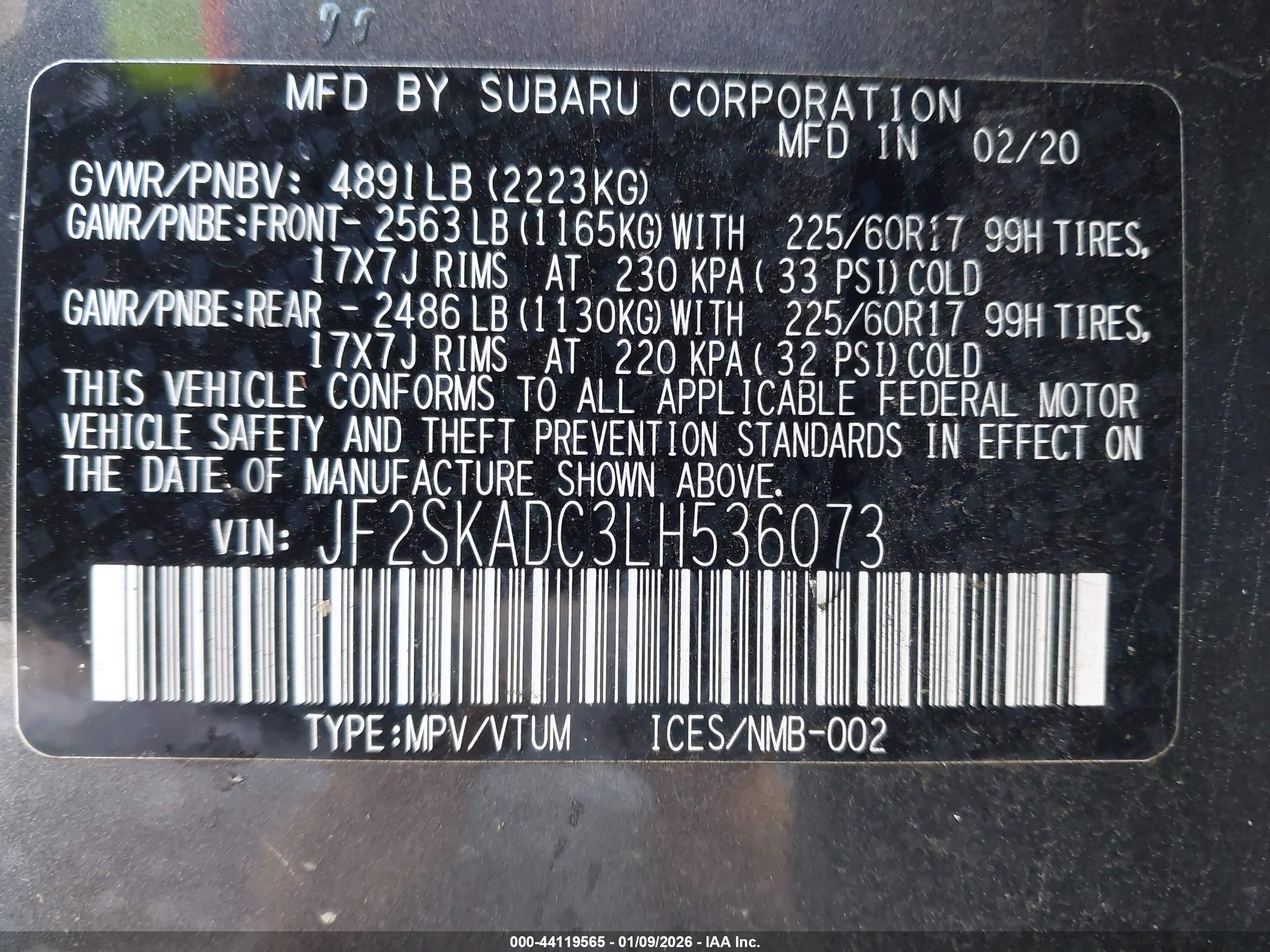 SUBARU FORESTER image 9