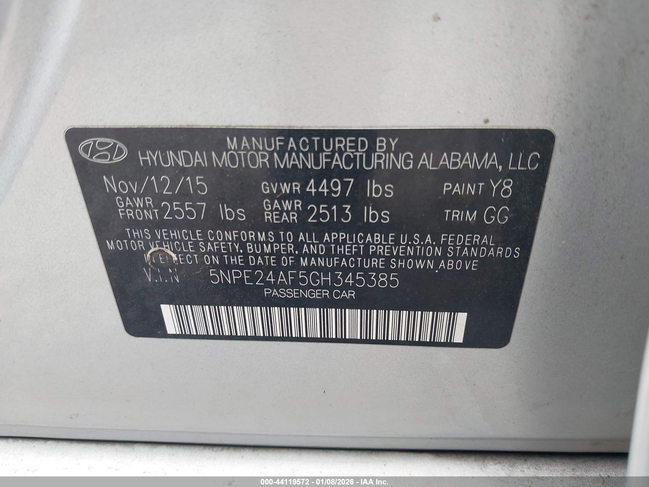 HYUNDAI SONATA image 9
