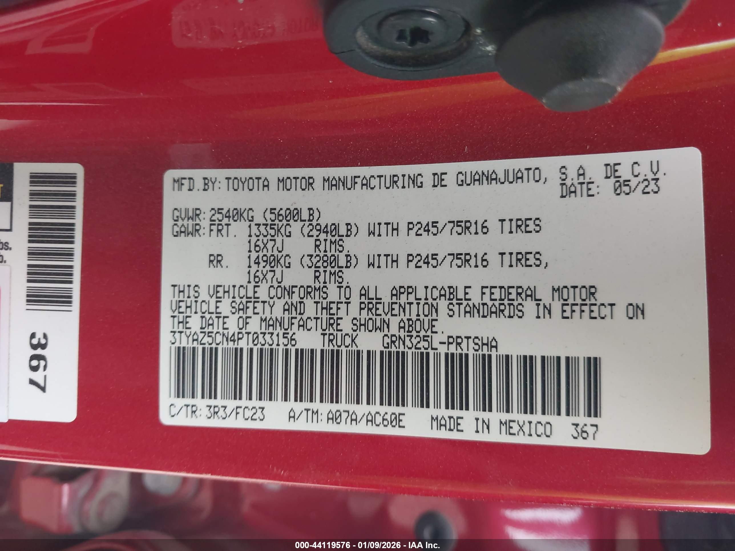 TOYOTA TACOMA image 9
