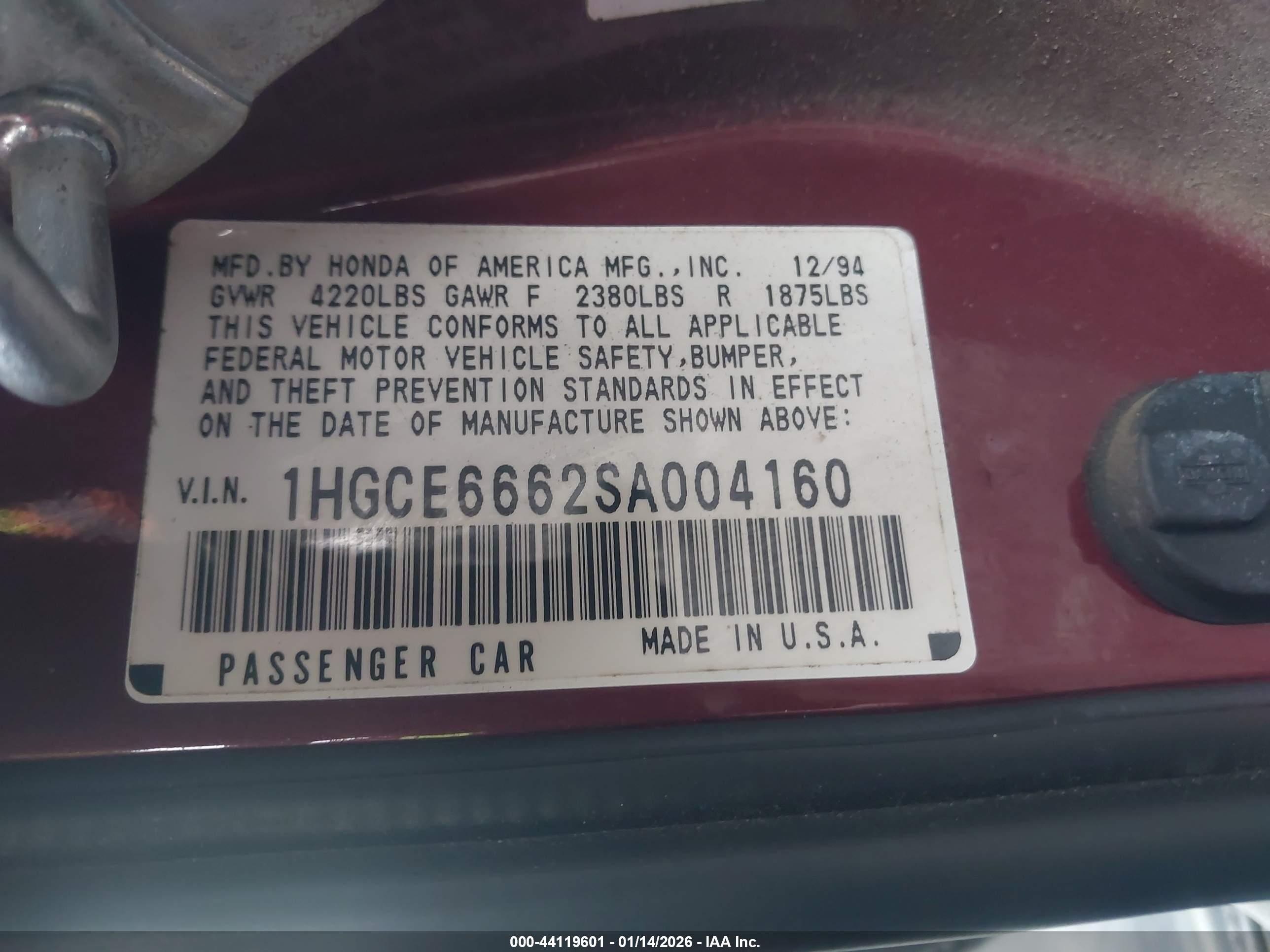 HONDA ACCORD image 9