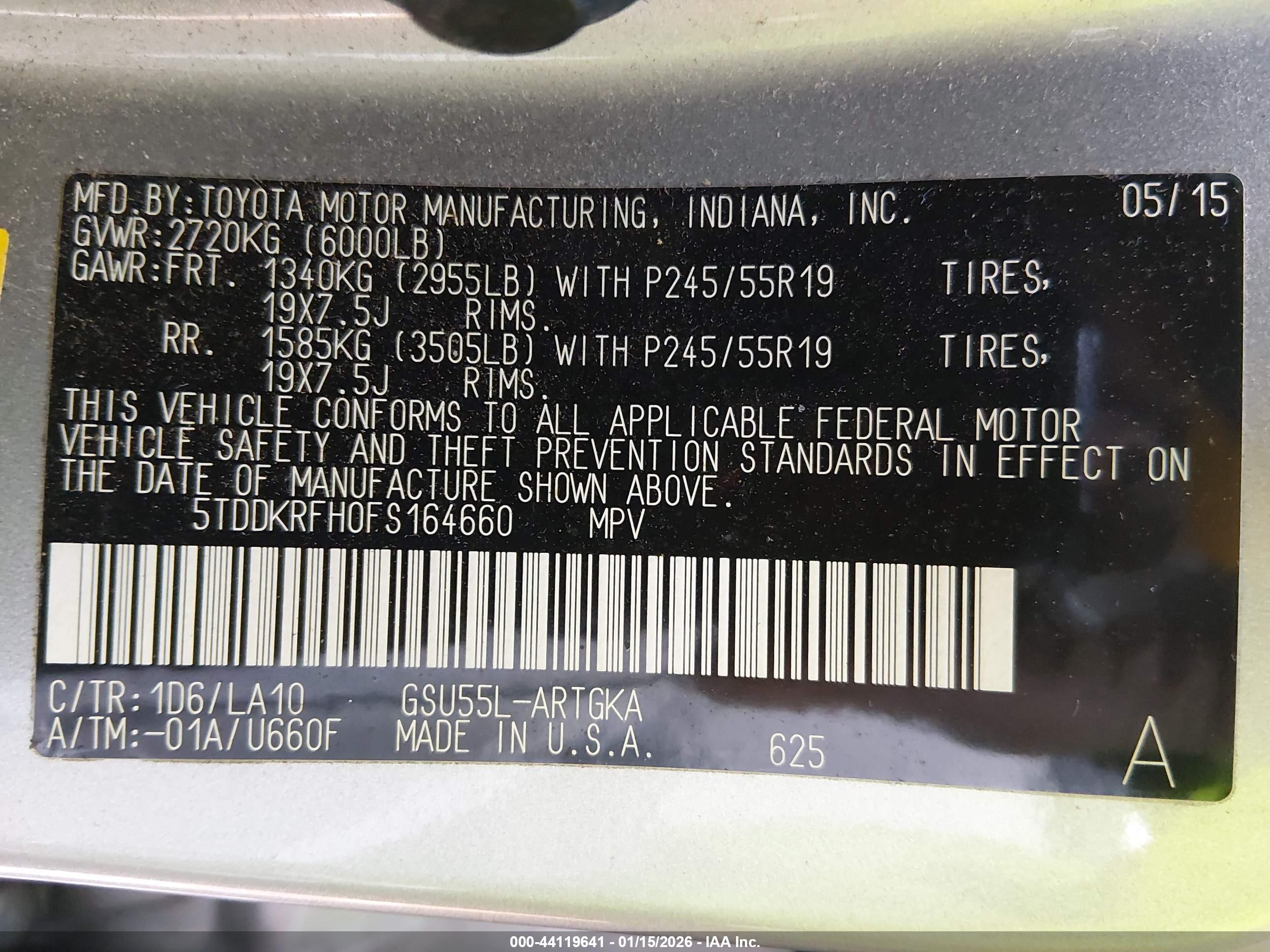 TOYOTA HIGHLANDER image 9