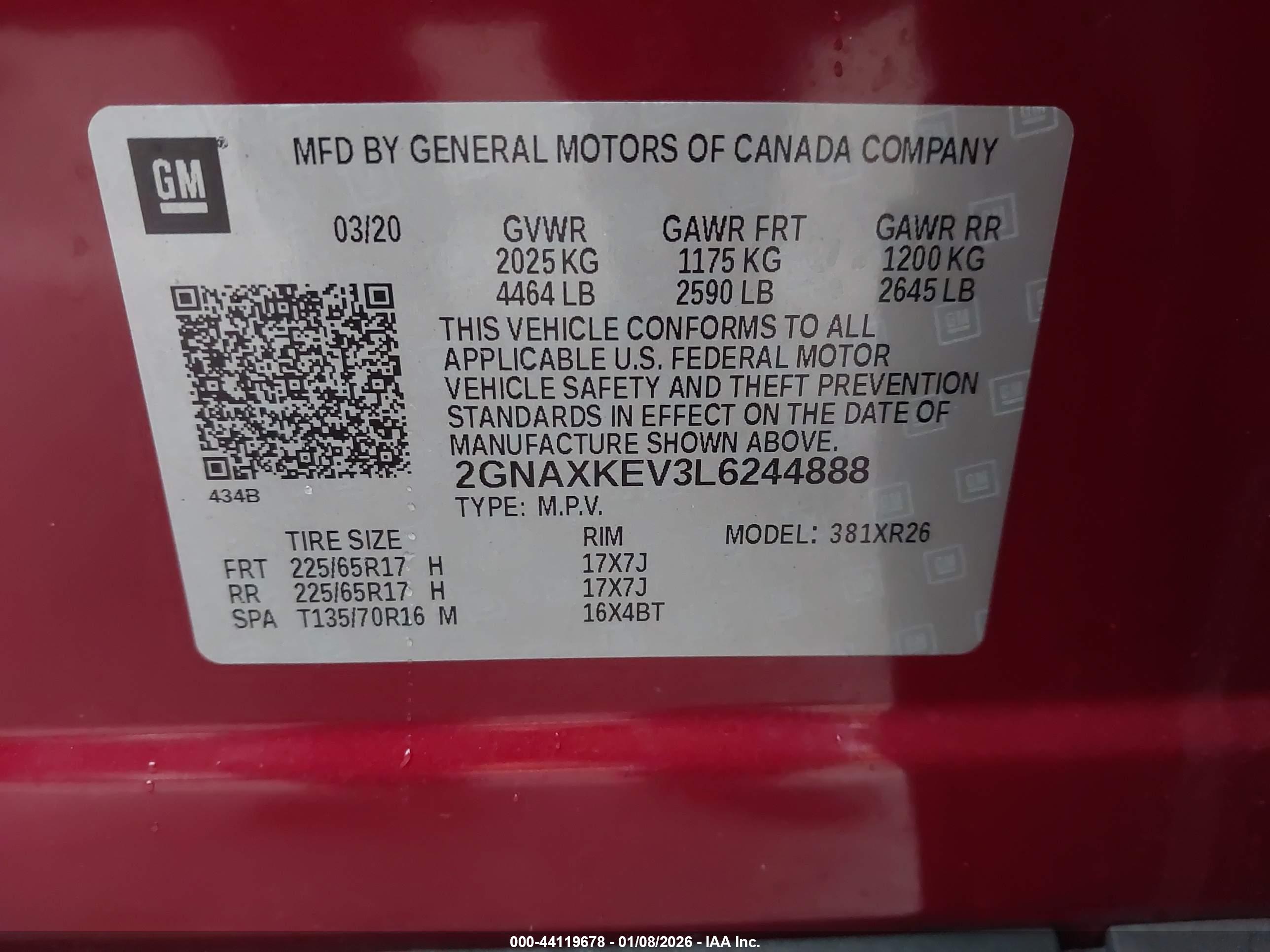 CHEVROLET EQUINOX image 9