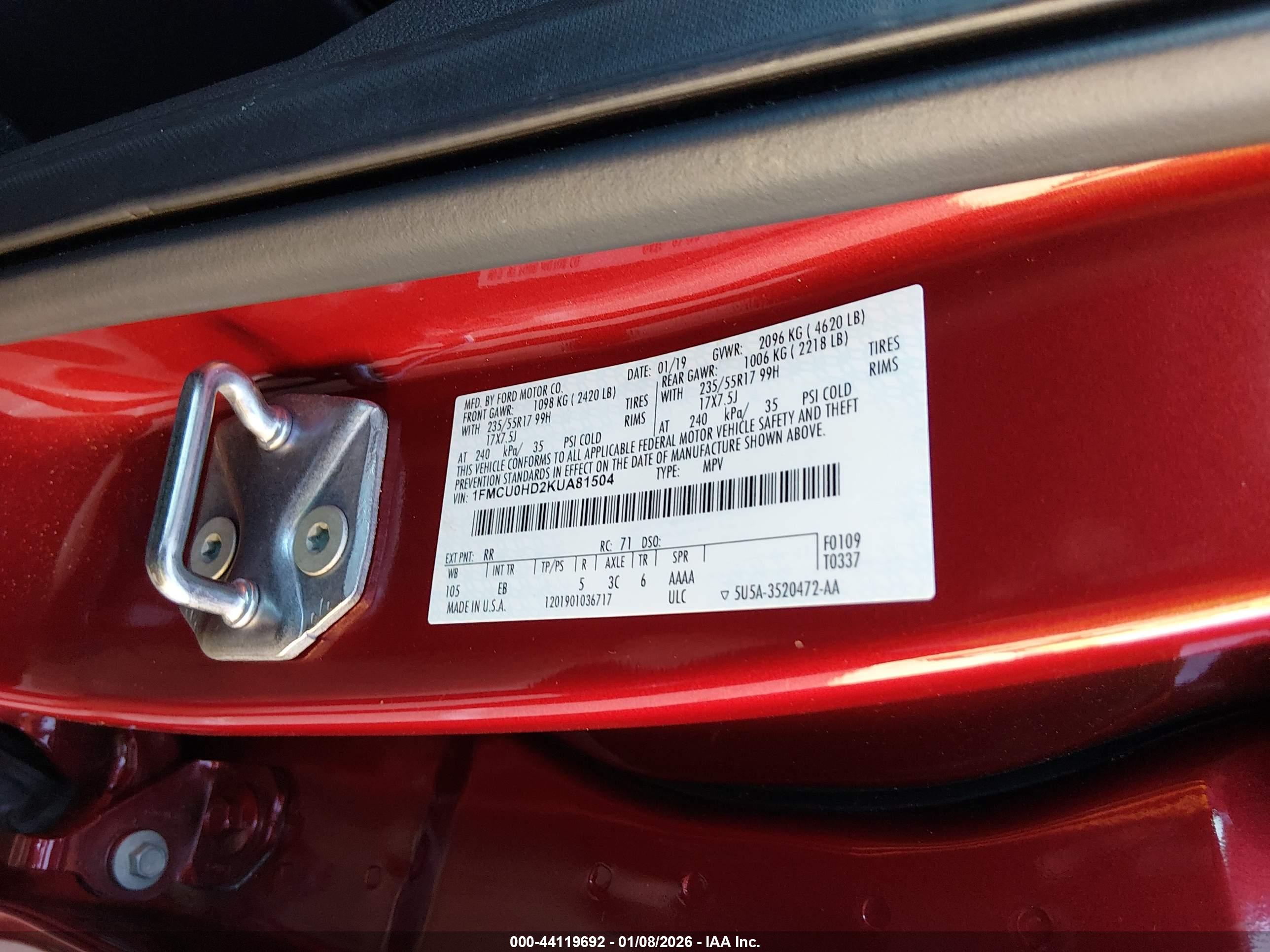 FORD ESCAPE image 9