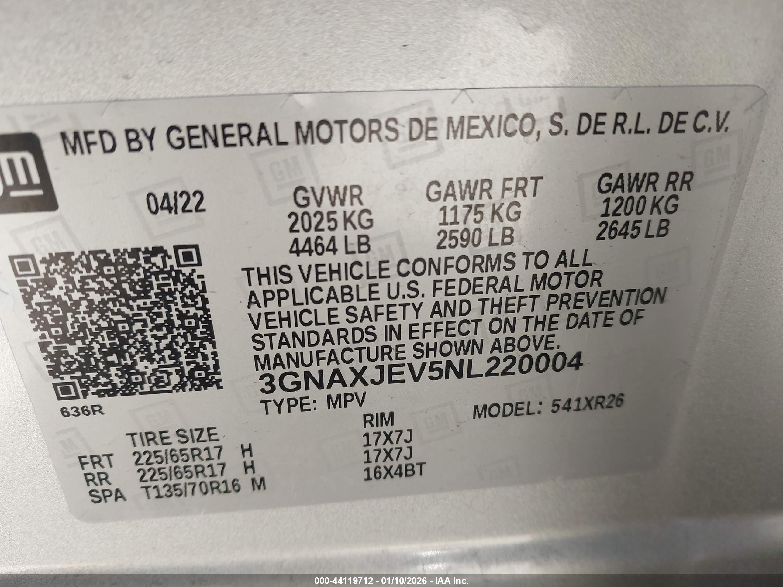 CHEVROLET EQUINOX image 9
