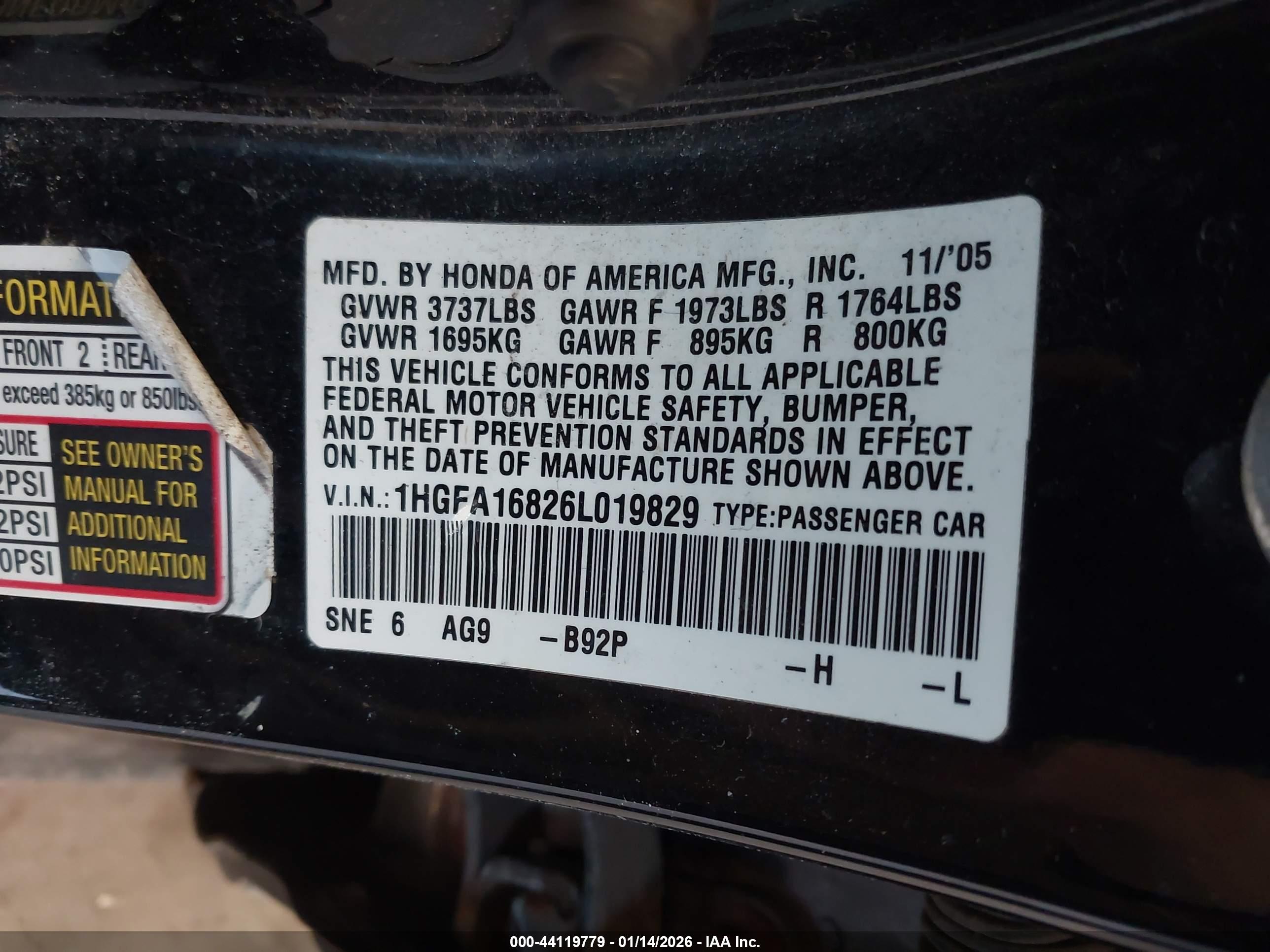 HONDA CIVIC image 9