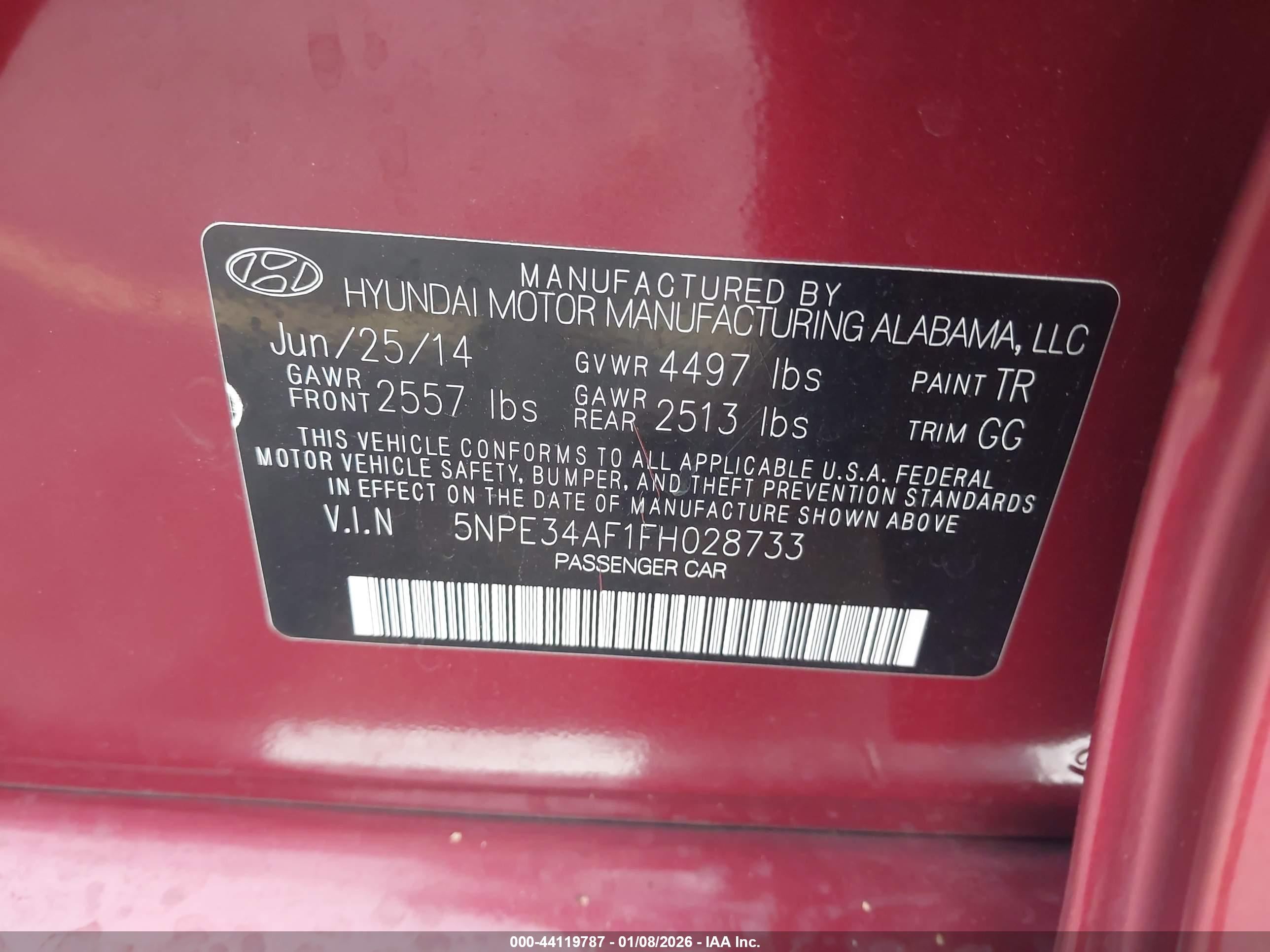 HYUNDAI SONATA image 9
