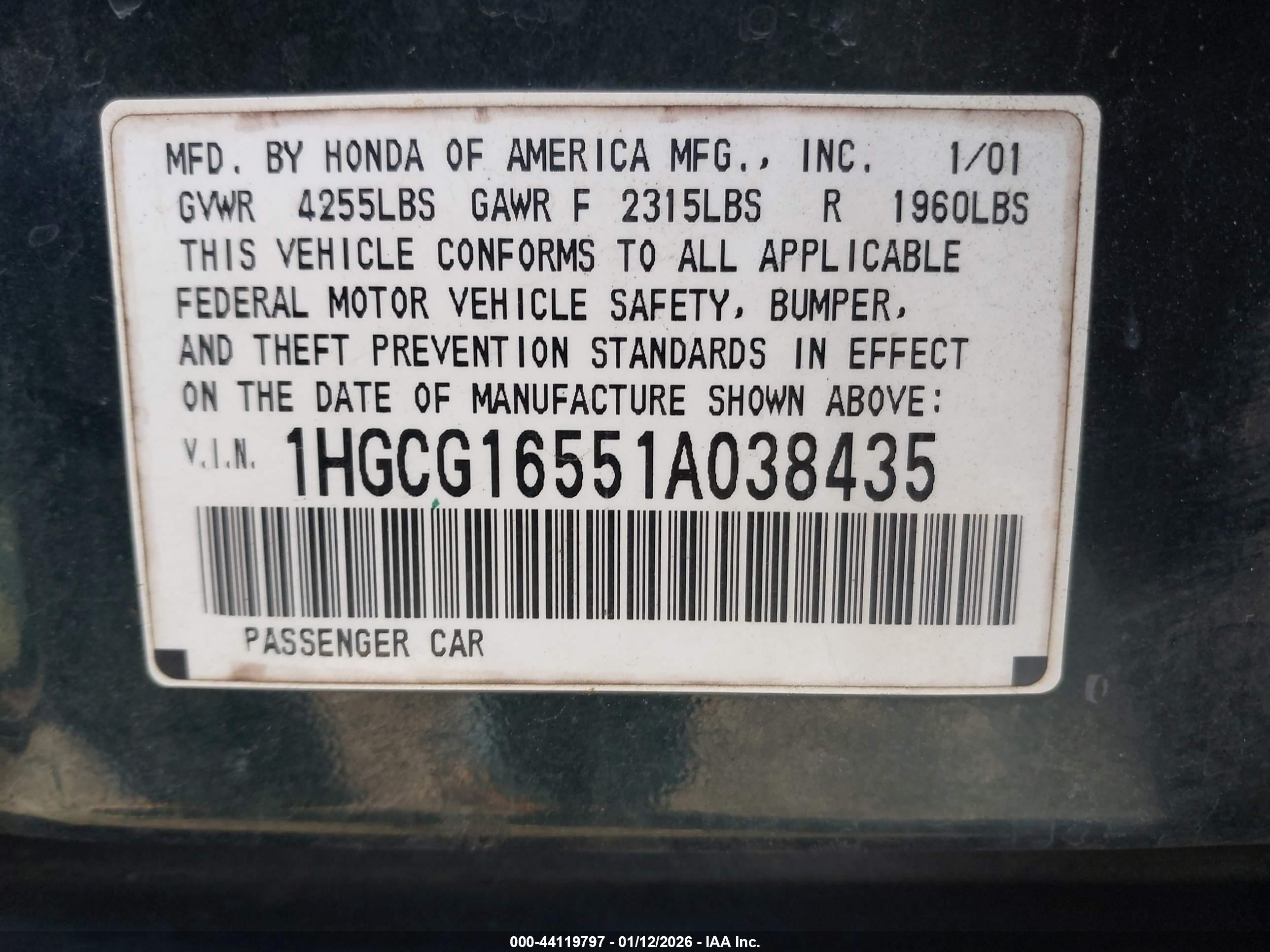 HONDA ACCORD image 9