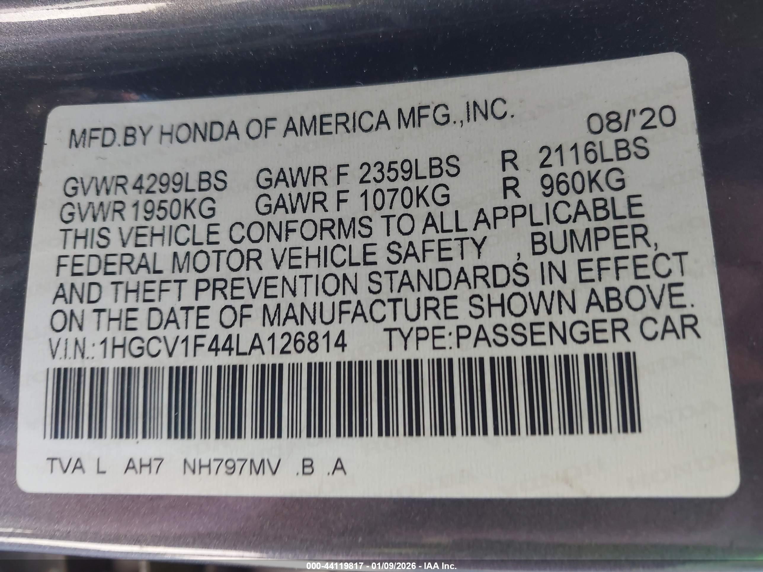 HONDA ACCORD image 9