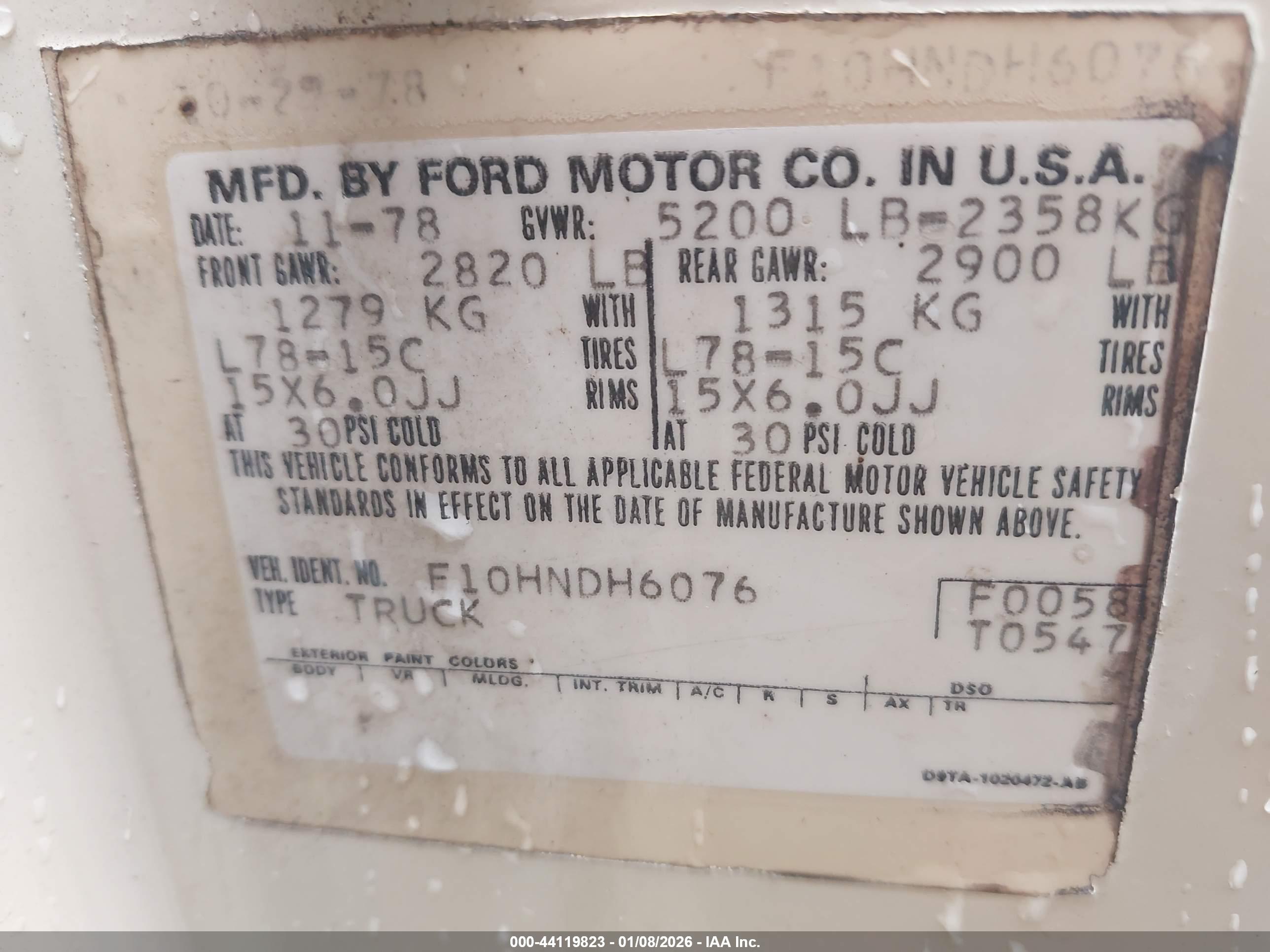 FORD F100 image 9