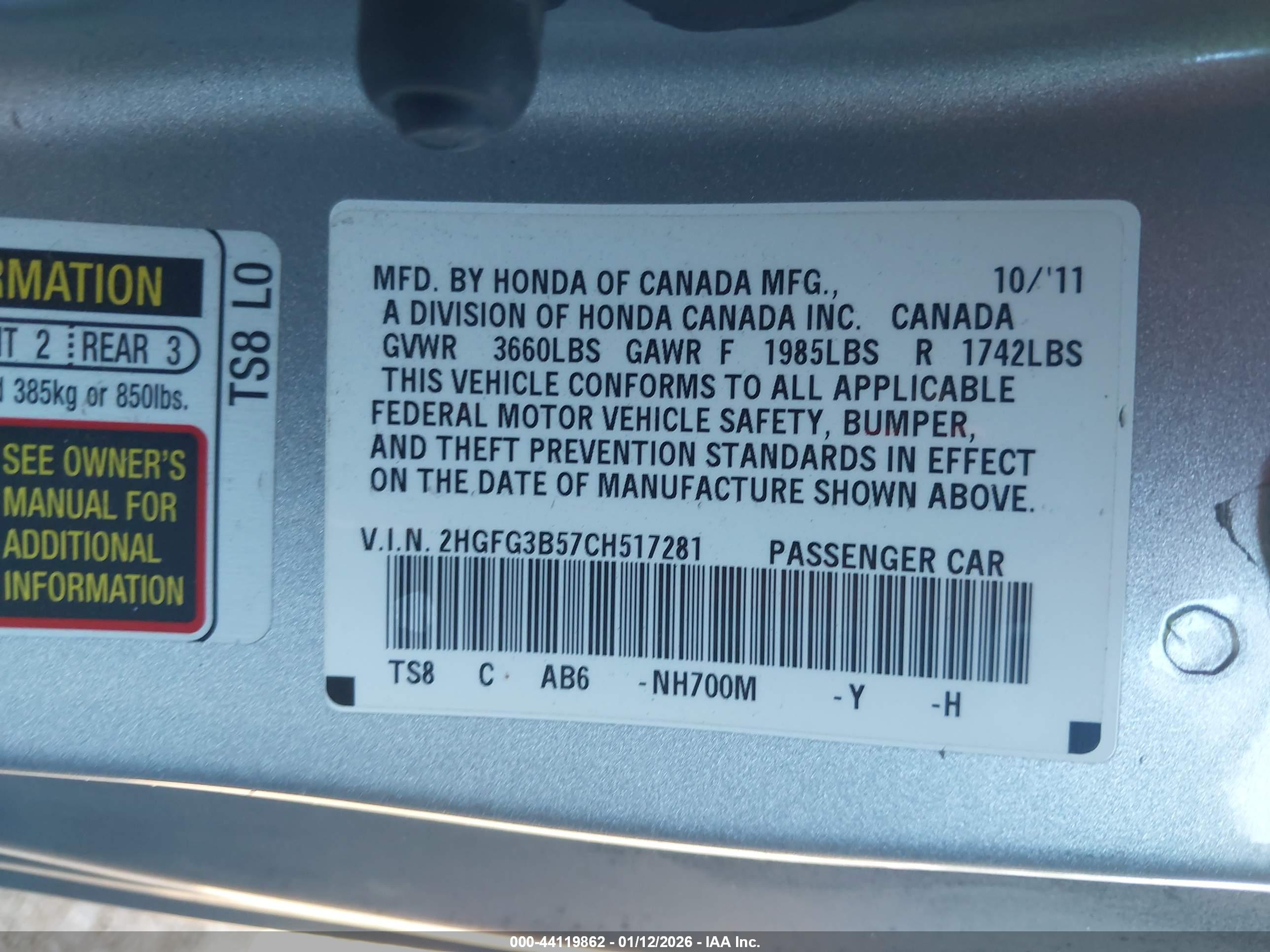 HONDA CIVIC image 9