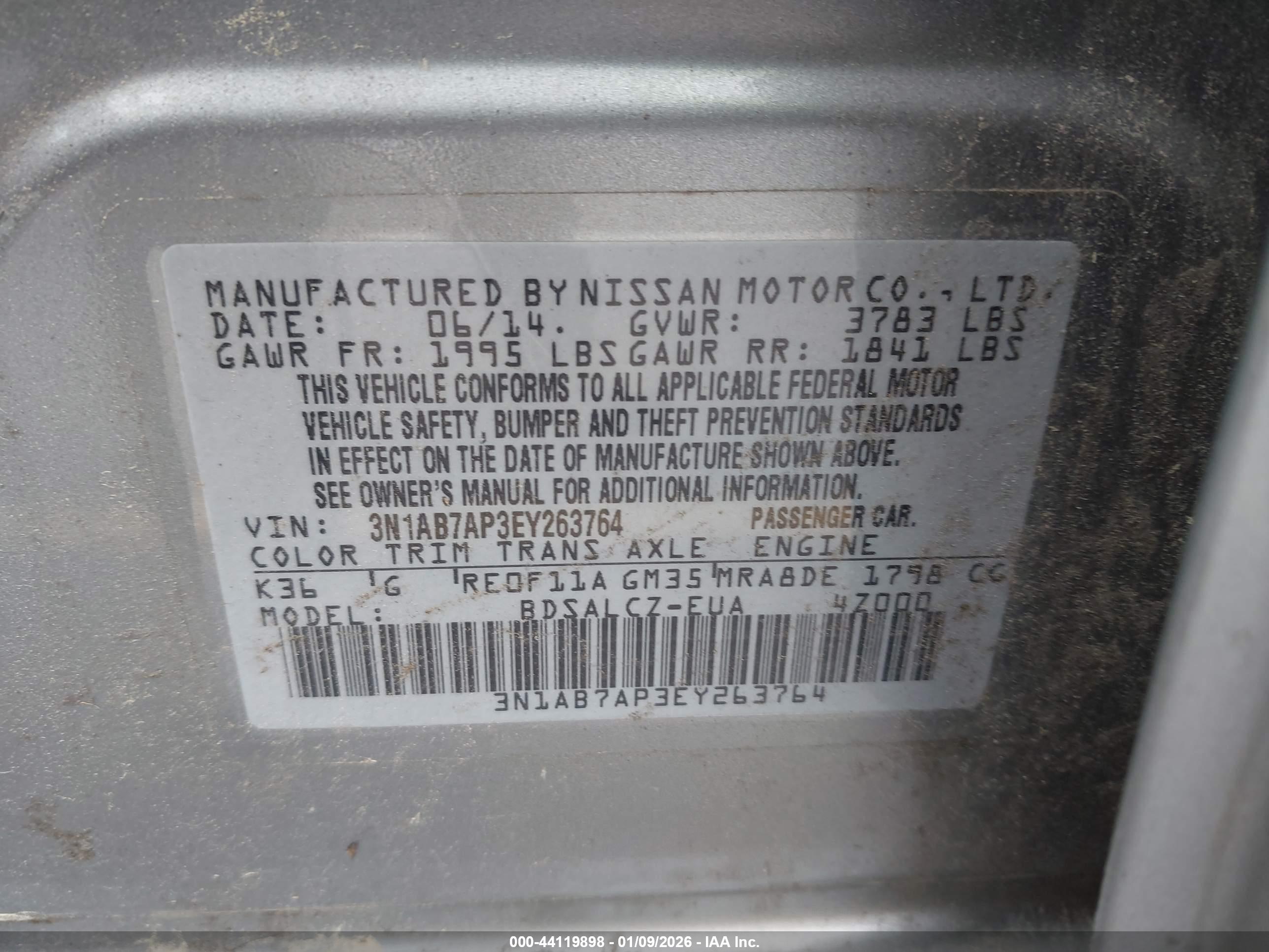 NISSAN SENTRA image 9