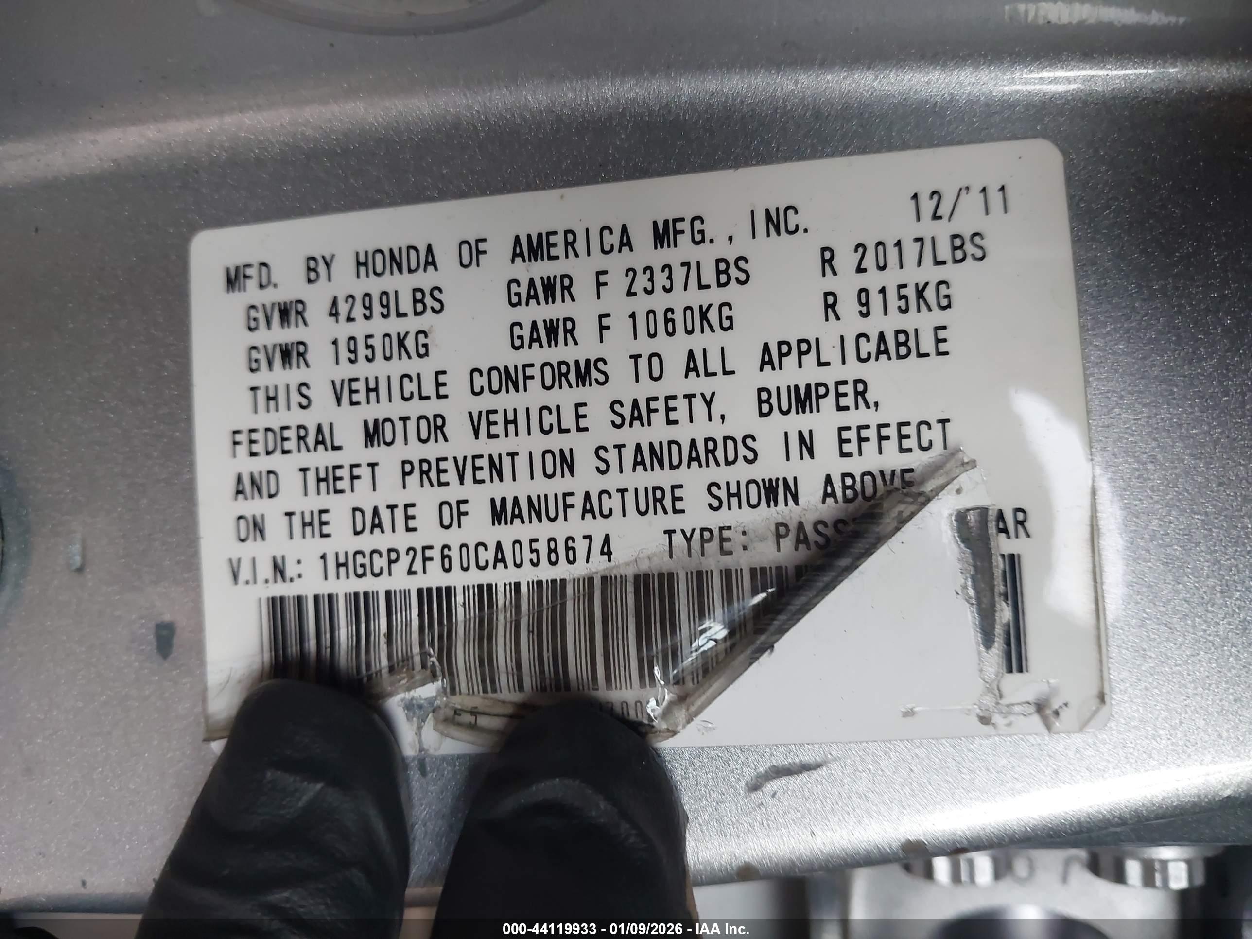 HONDA ACCORD image 9