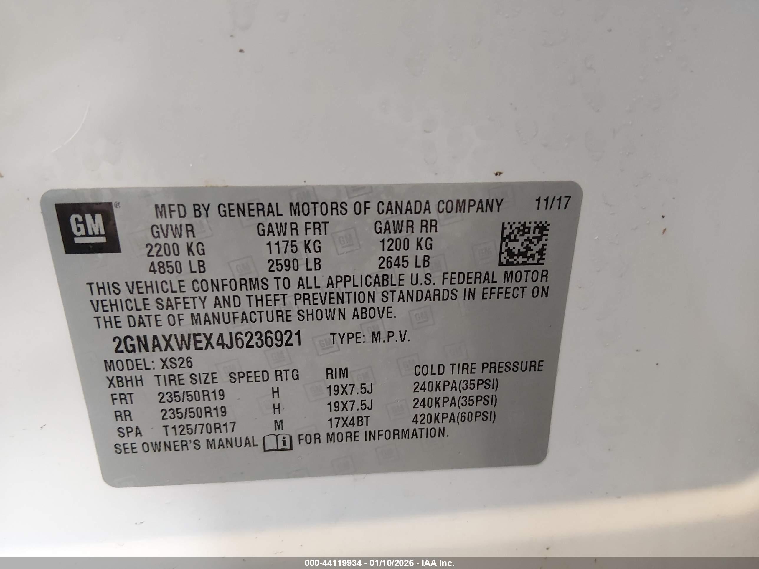 CHEVROLET EQUINOX image 9