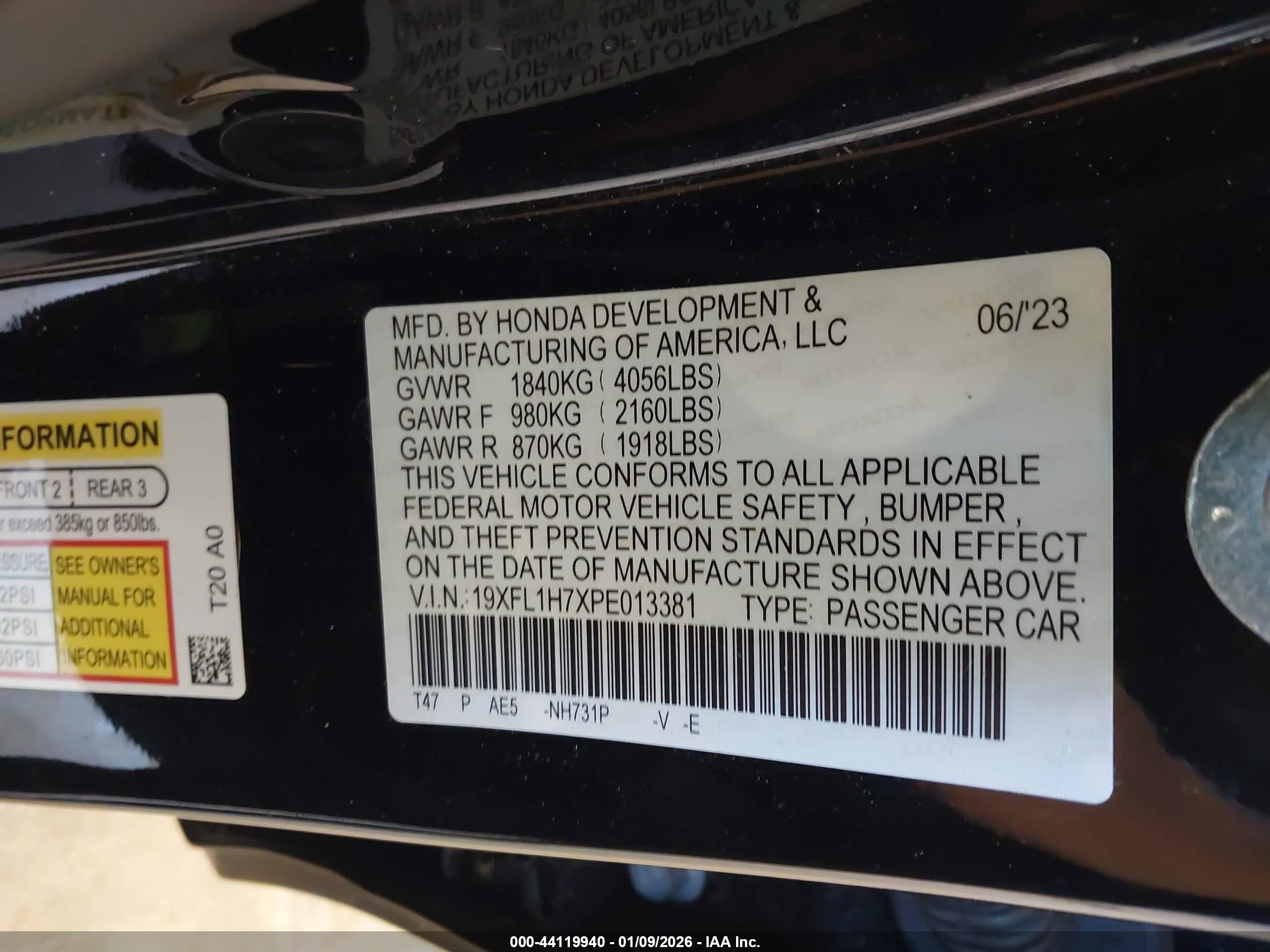 HONDA CIVIC image 9