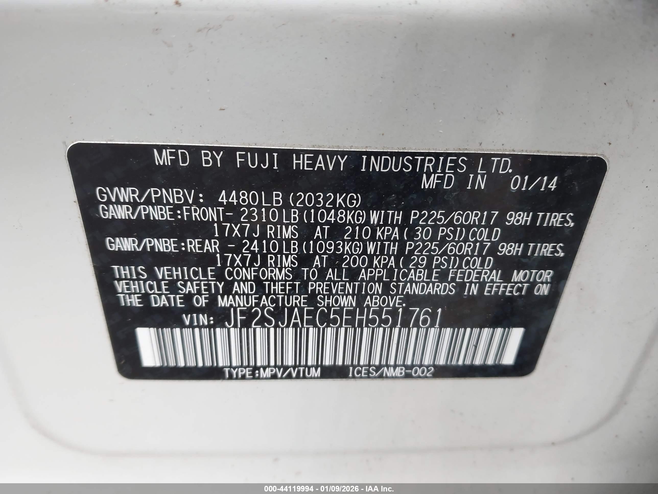 SUBARU FORESTER image 9