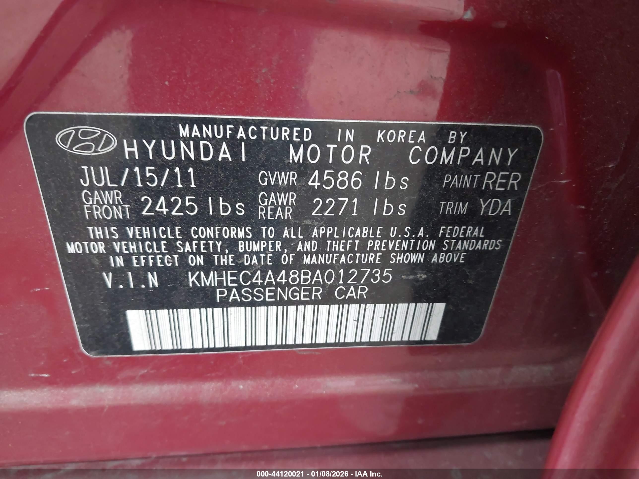 HYUNDAI SONATA image 9